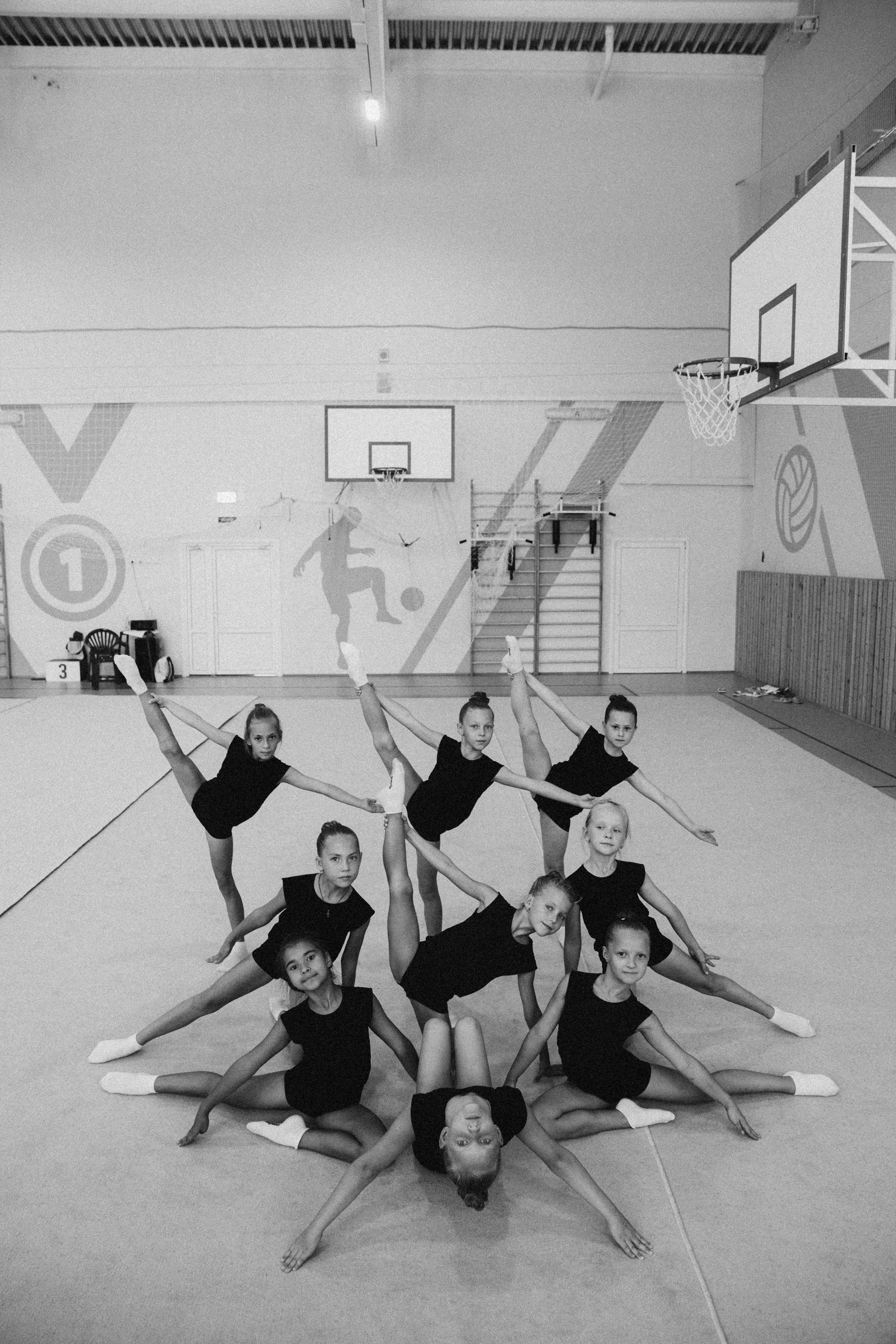 Гимнастки. Фотограф Максим Маркелов