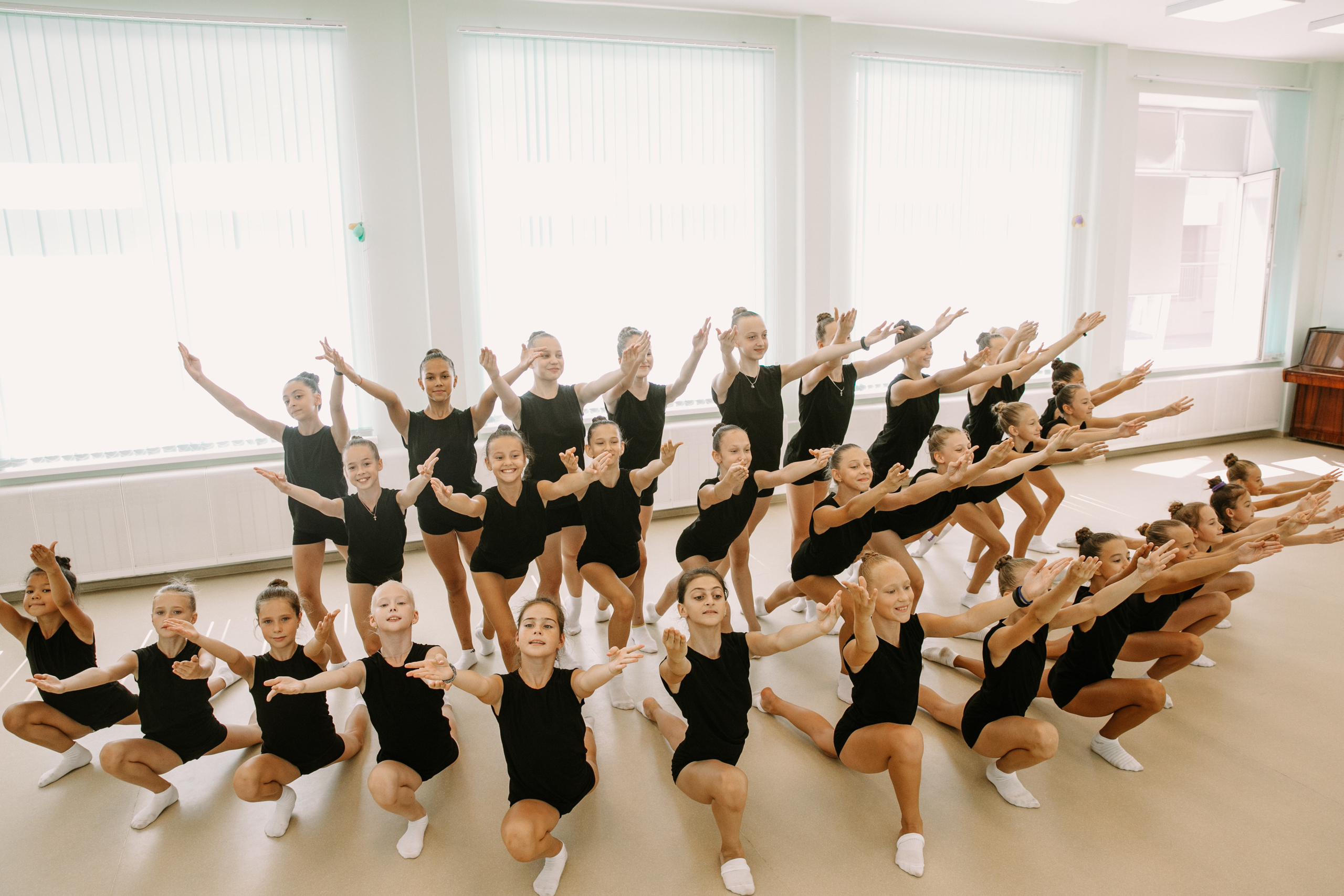 Гимнастки. Фотограф Максим Маркелов