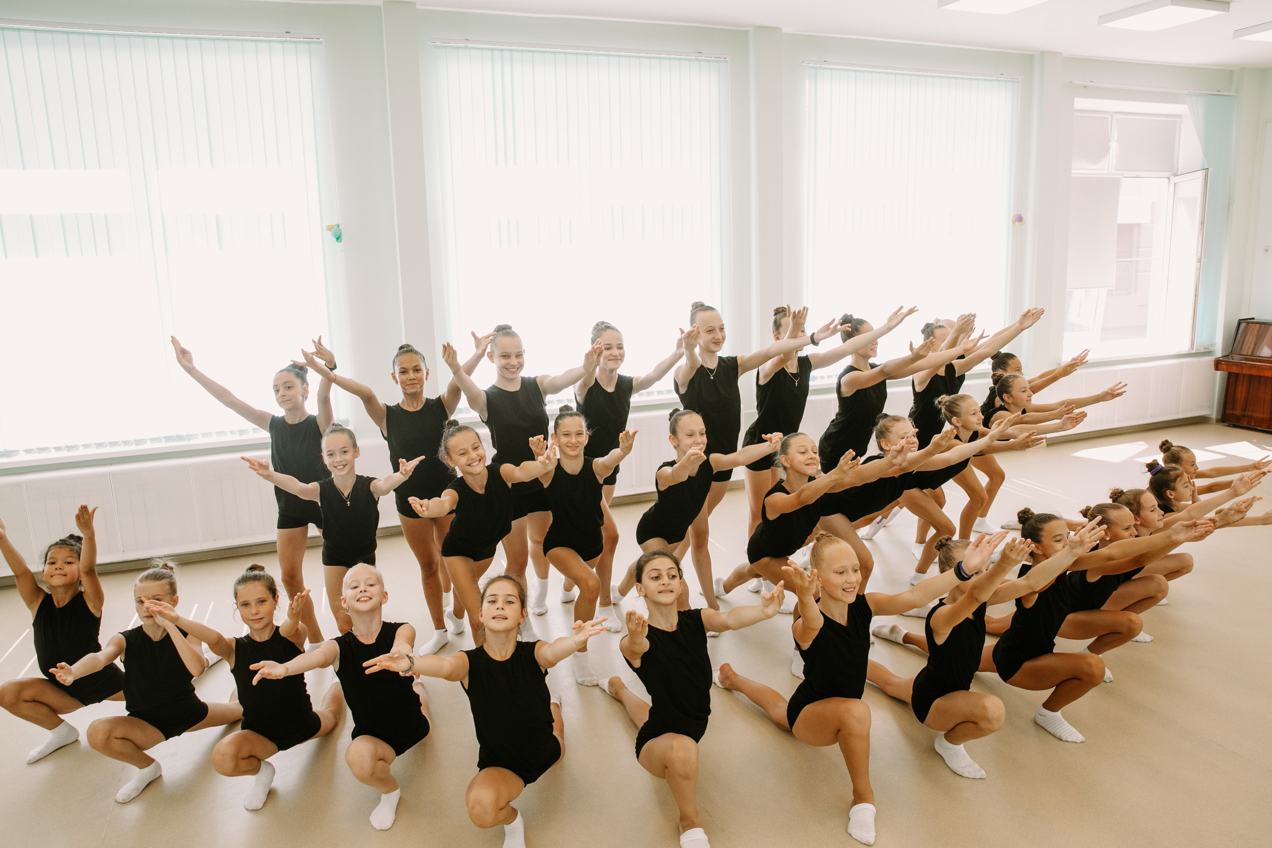 Гимнастки. Фотограф Максим Маркелов