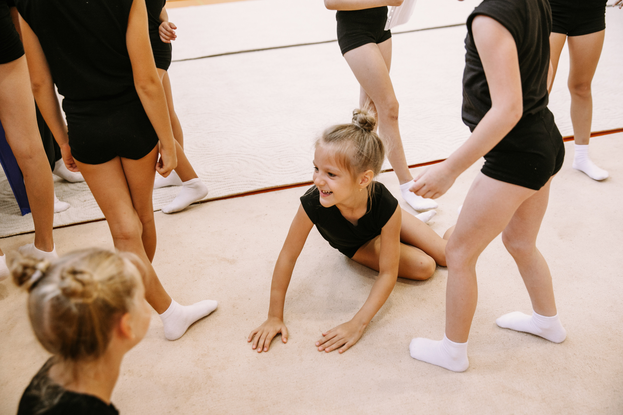 Гимнастки. Фотограф Максим Маркелов