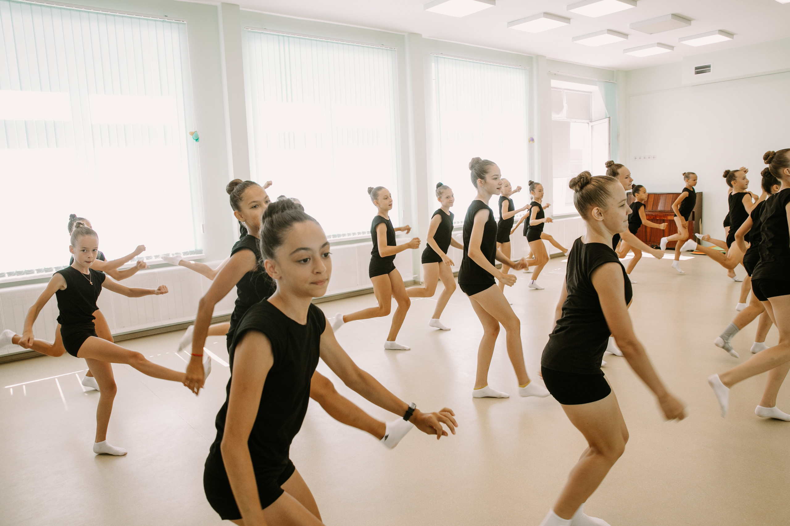 Гимнастки. Фотограф Максим Маркелов