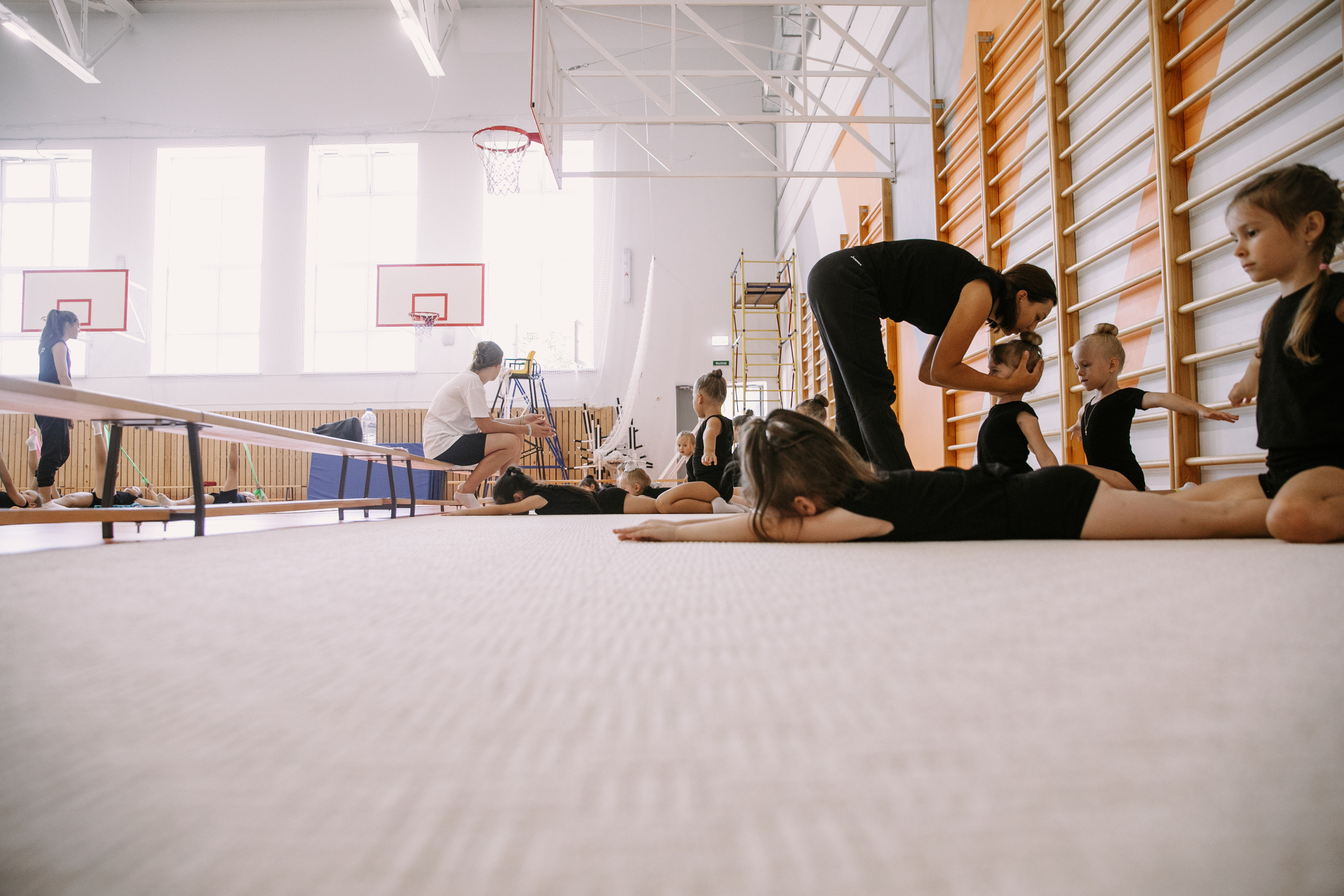 Гимнастки. Фотограф Максим Маркелов