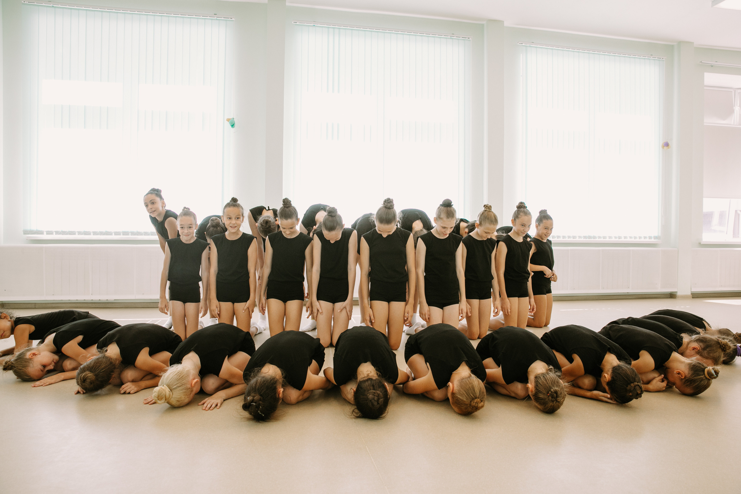 Гимнастки. Фотограф Максим Маркелов