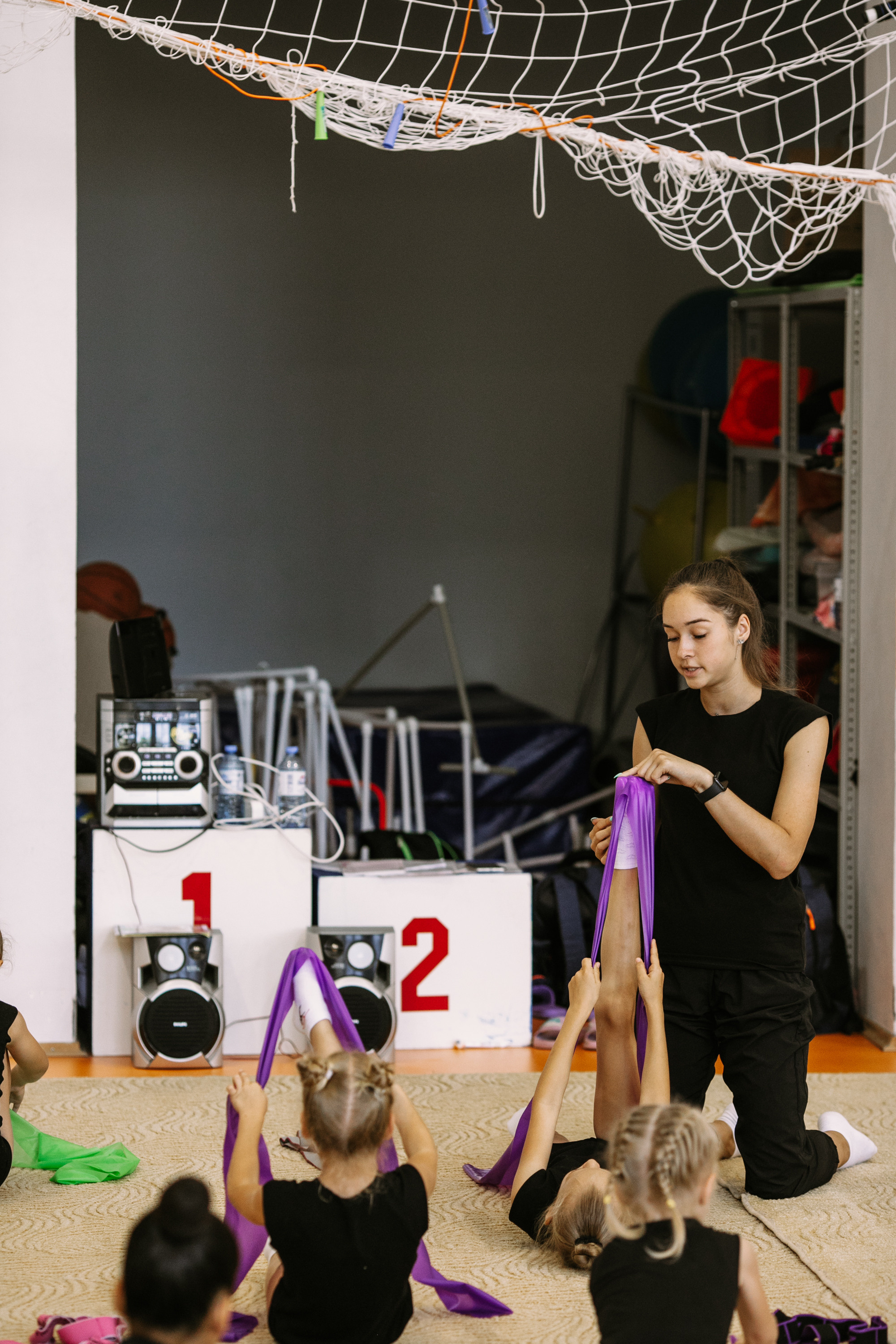 Гимнастки. Фотограф Максим Маркелов