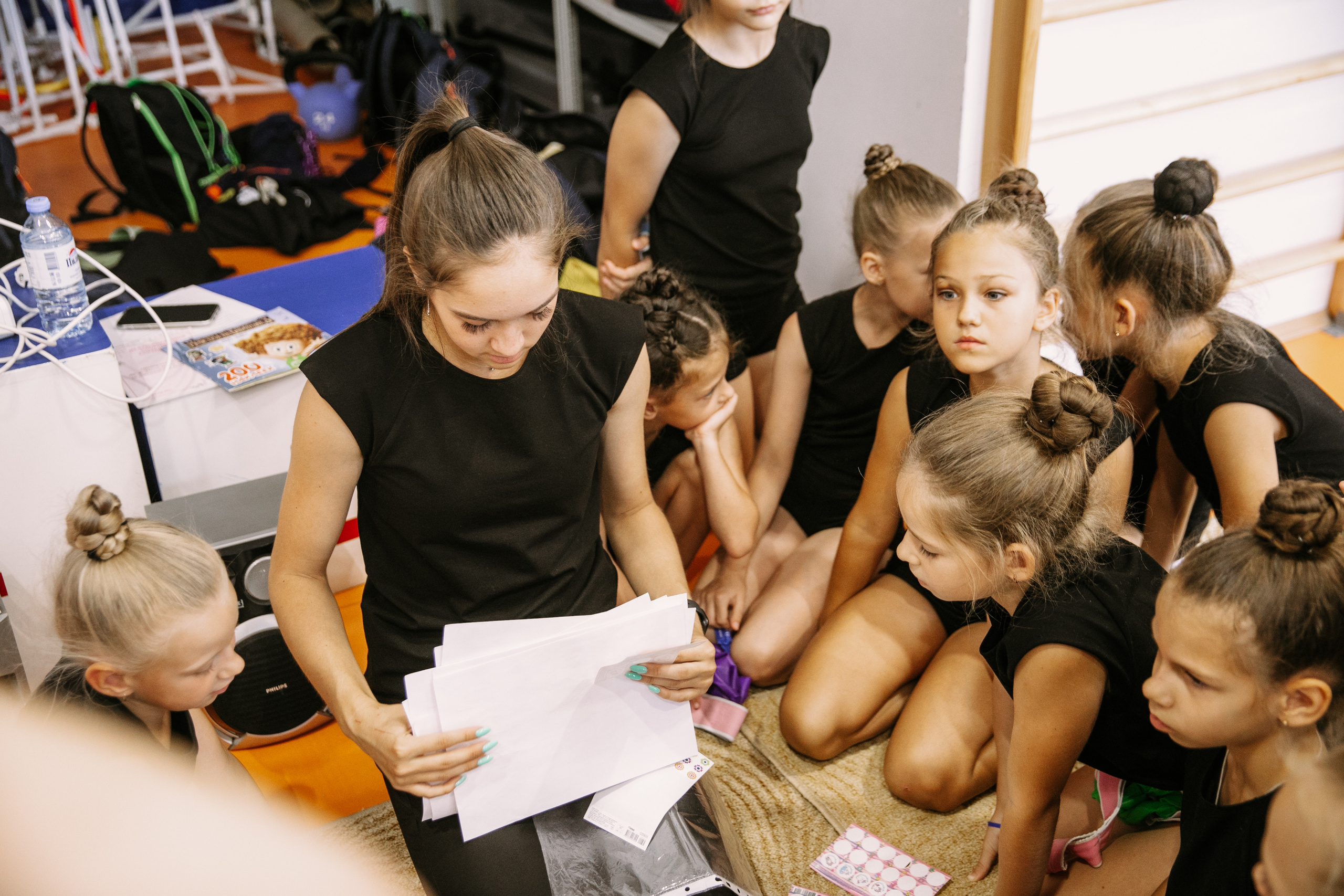 Гимнастки. Фотограф Максим Маркелов