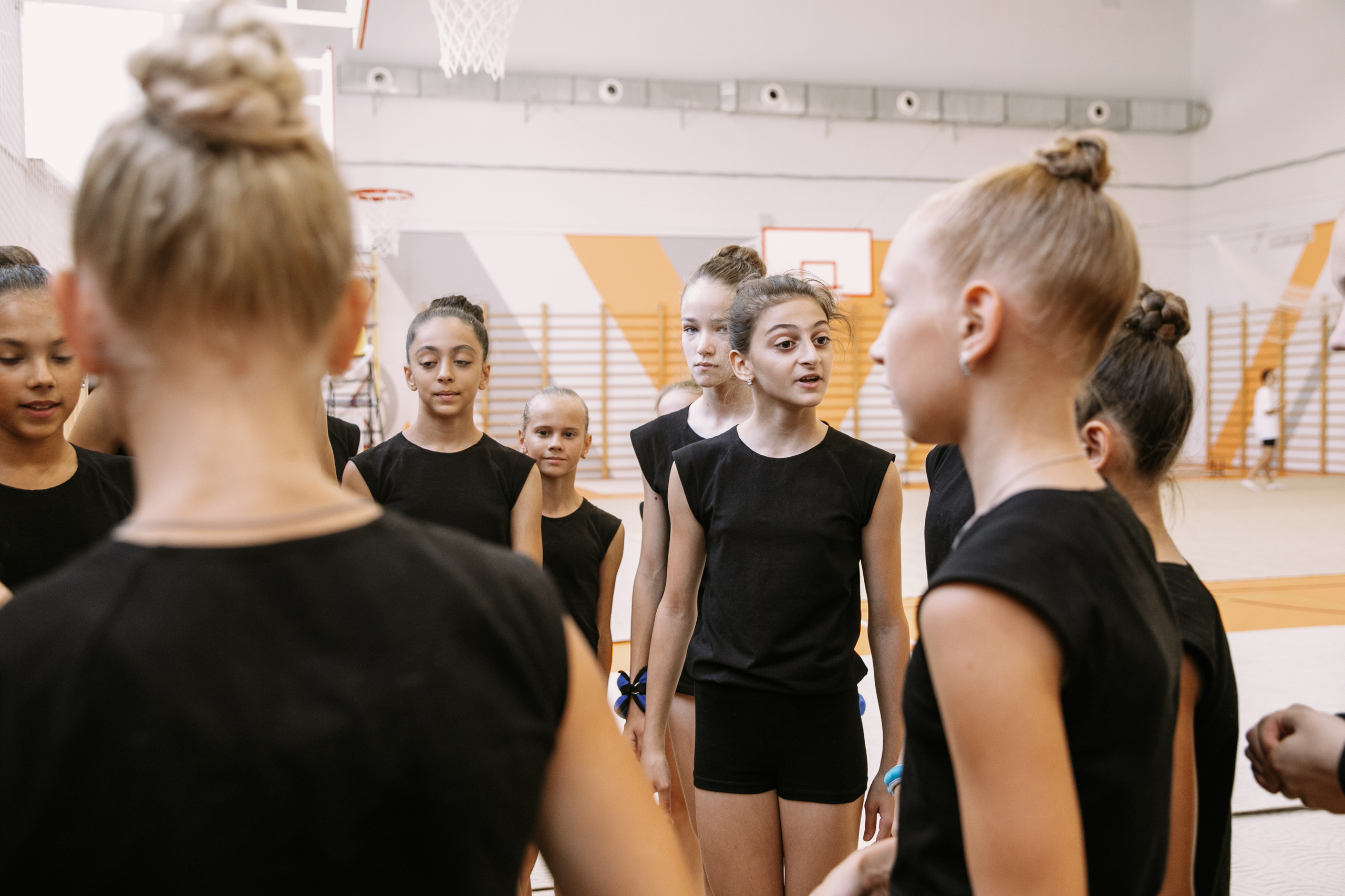 Гимнастки. Фотограф Максим Маркелов