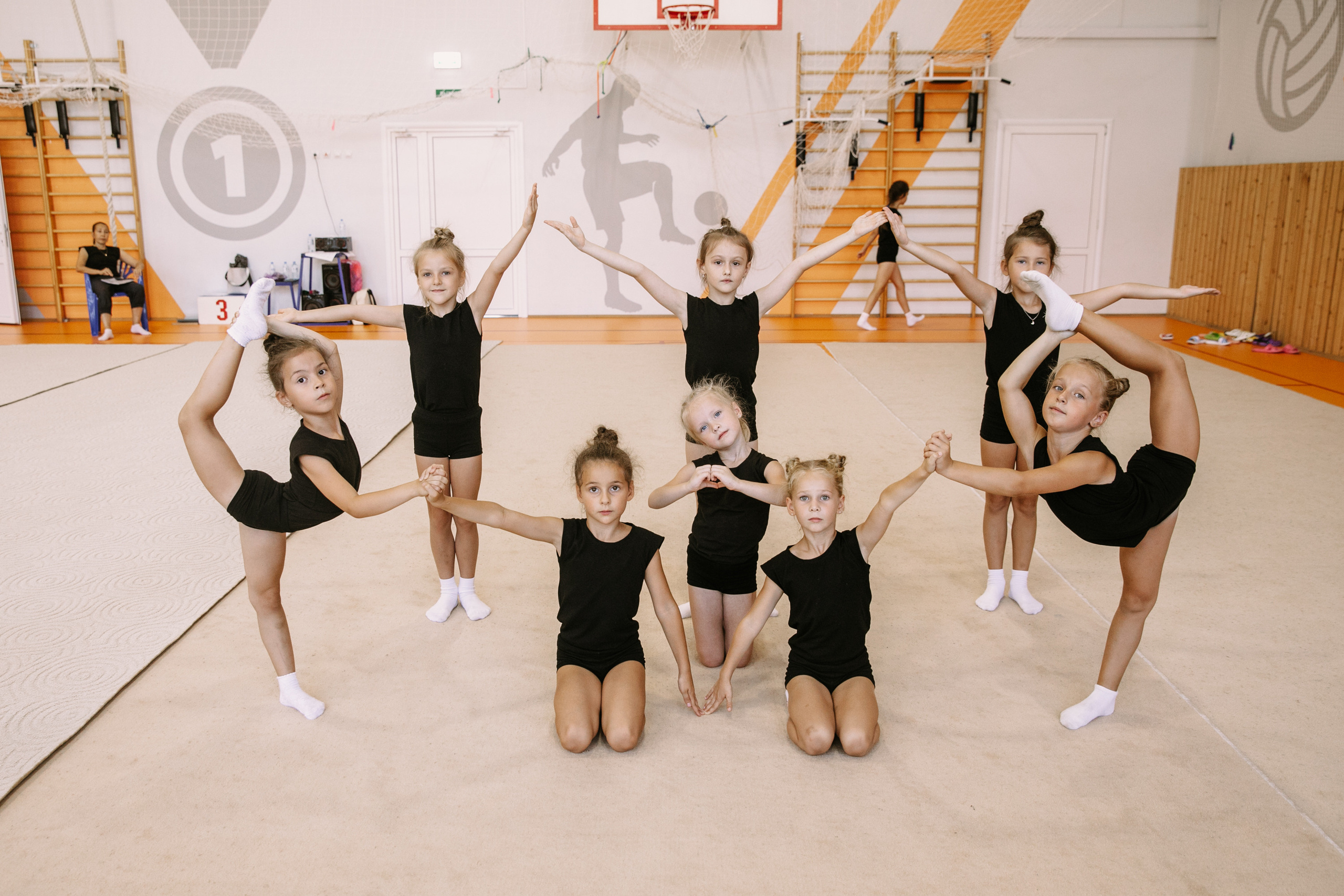 Гимнастки. Фотограф Максим Маркелов