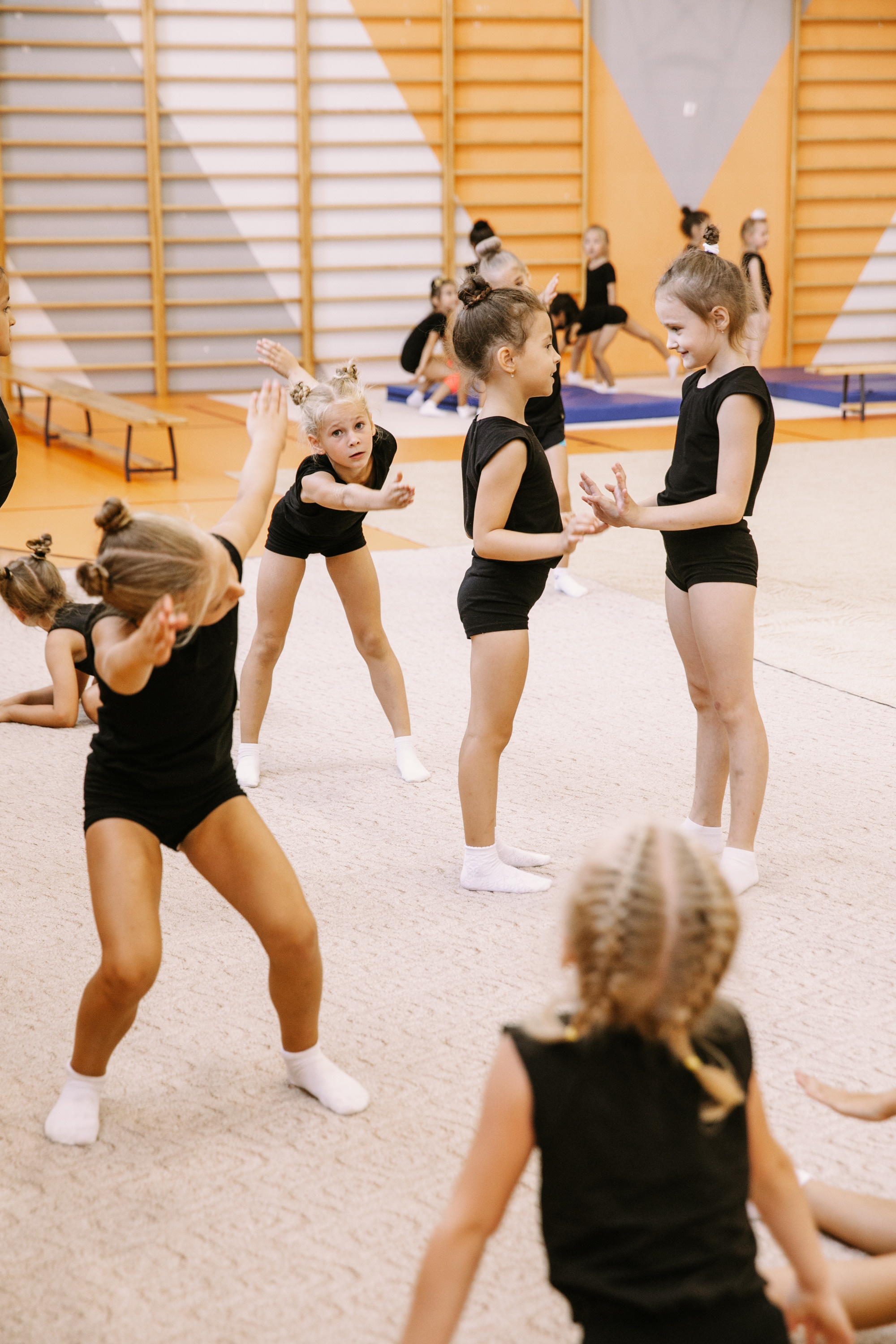 Гимнастки. Фотограф Максим Маркелов