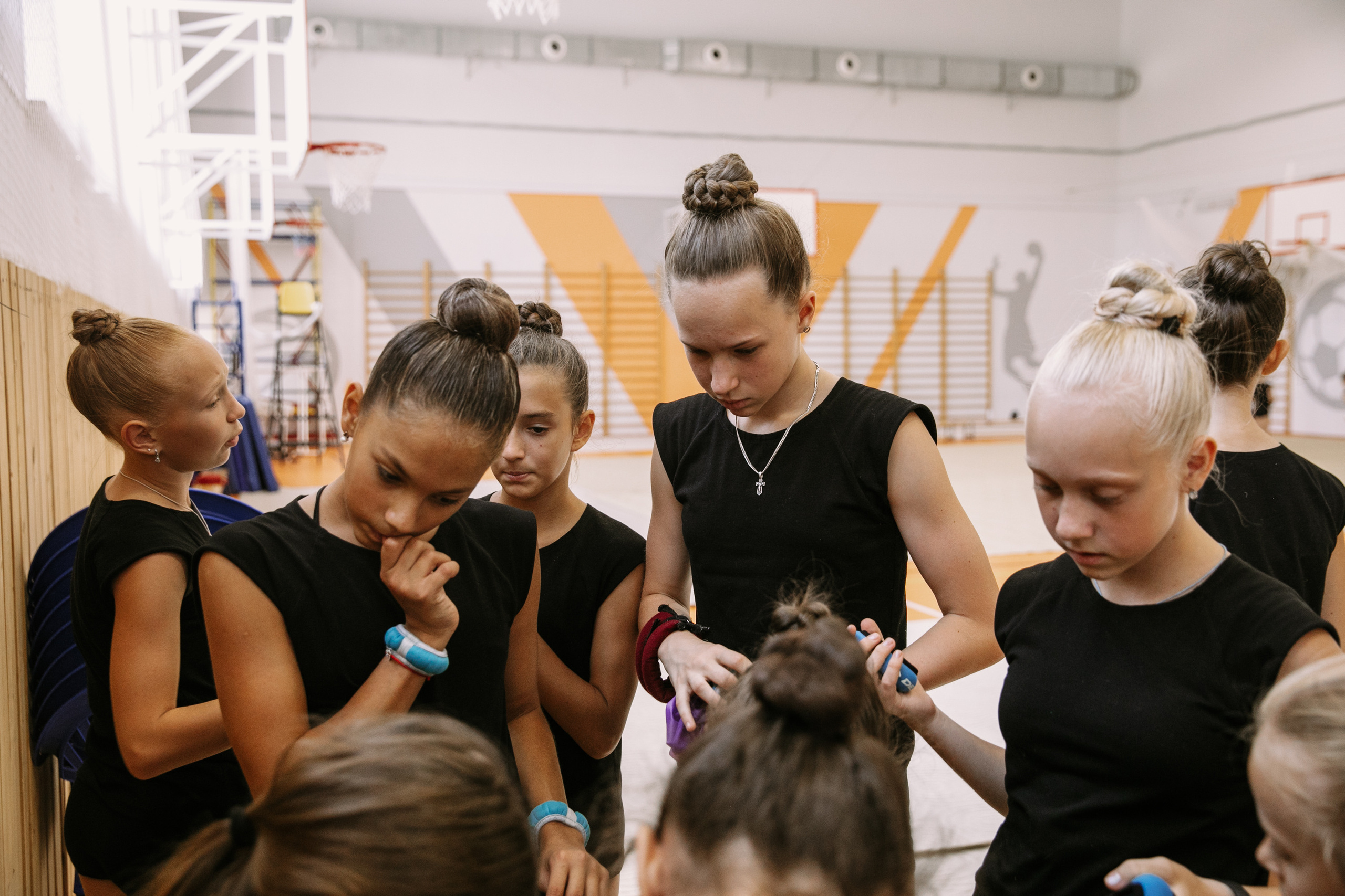 Гимнастки. Фотограф Максим Маркелов