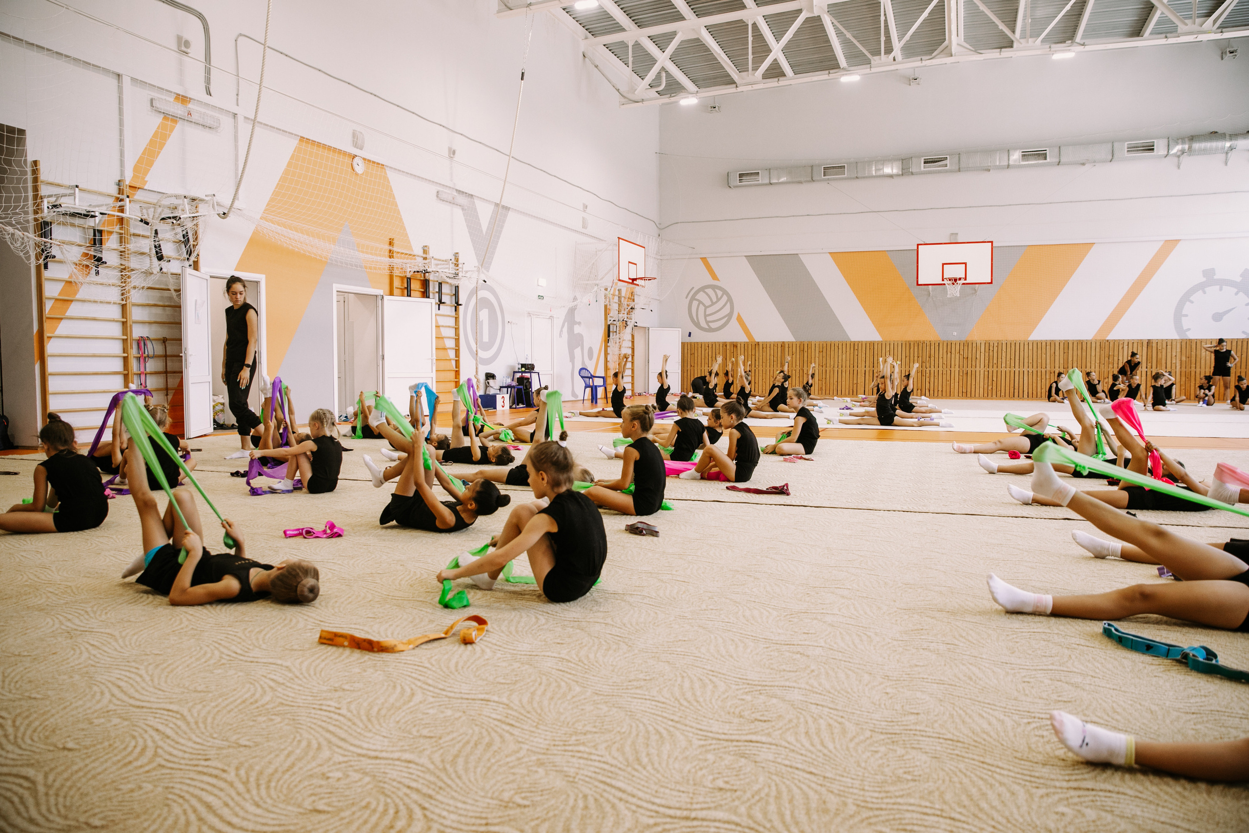 Гимнастки. Фотограф Максим Маркелов