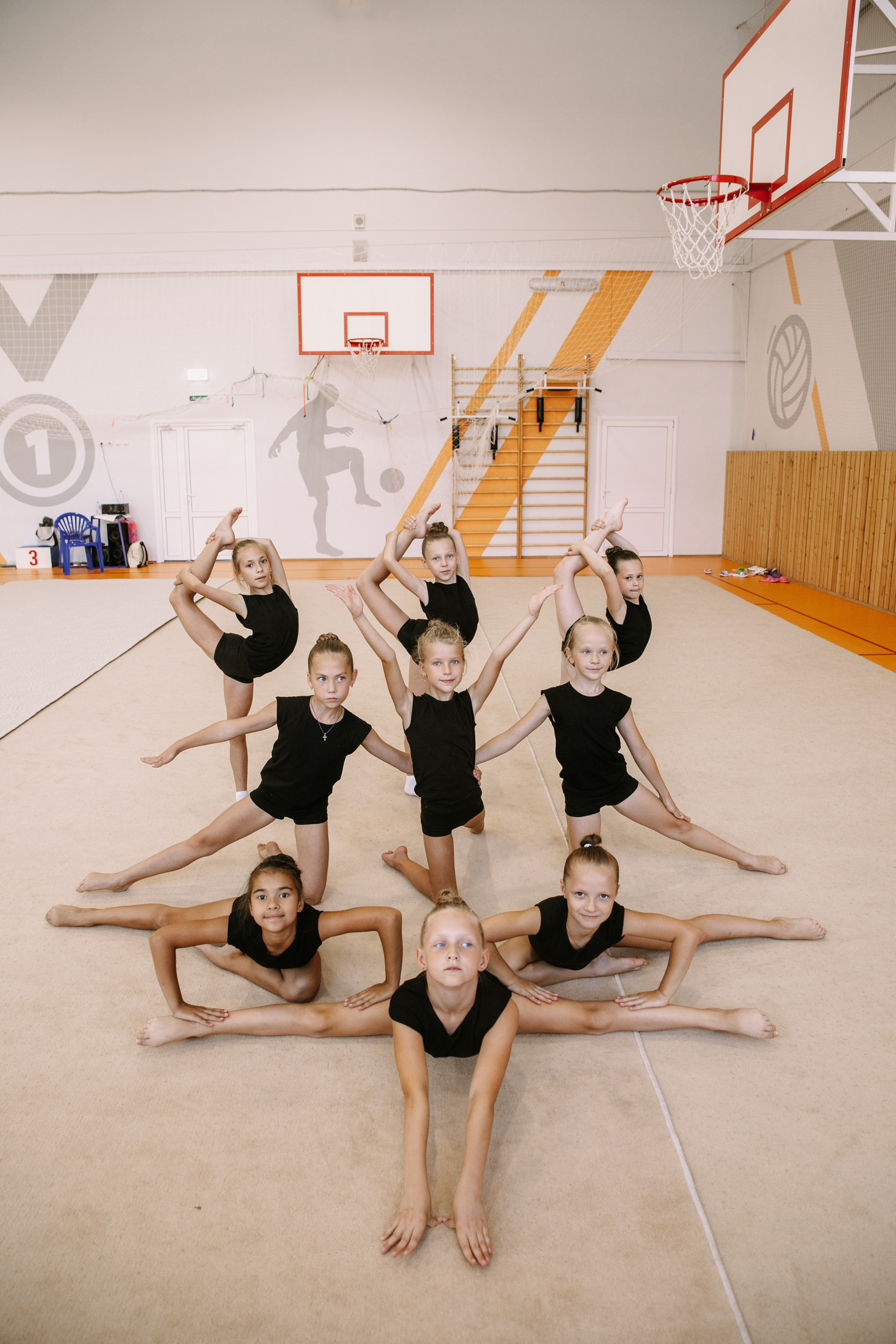 Гимнастки. Фотограф Максим Маркелов