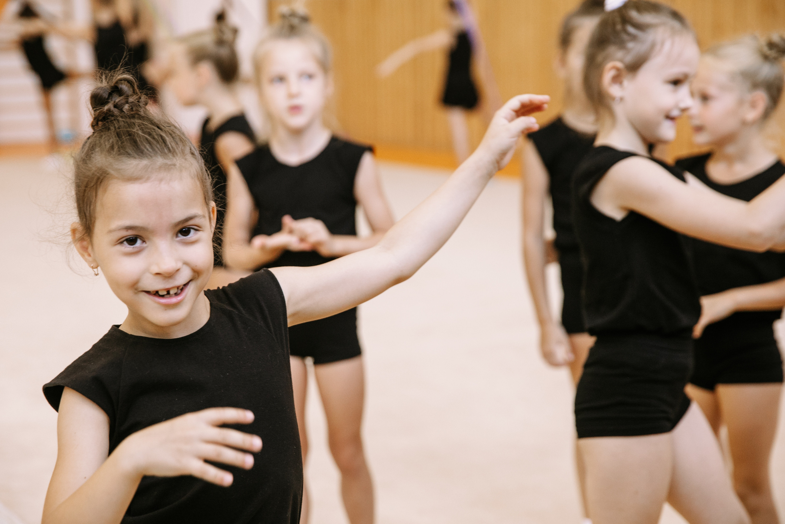 Гимнастки. Фотограф Максим Маркелов