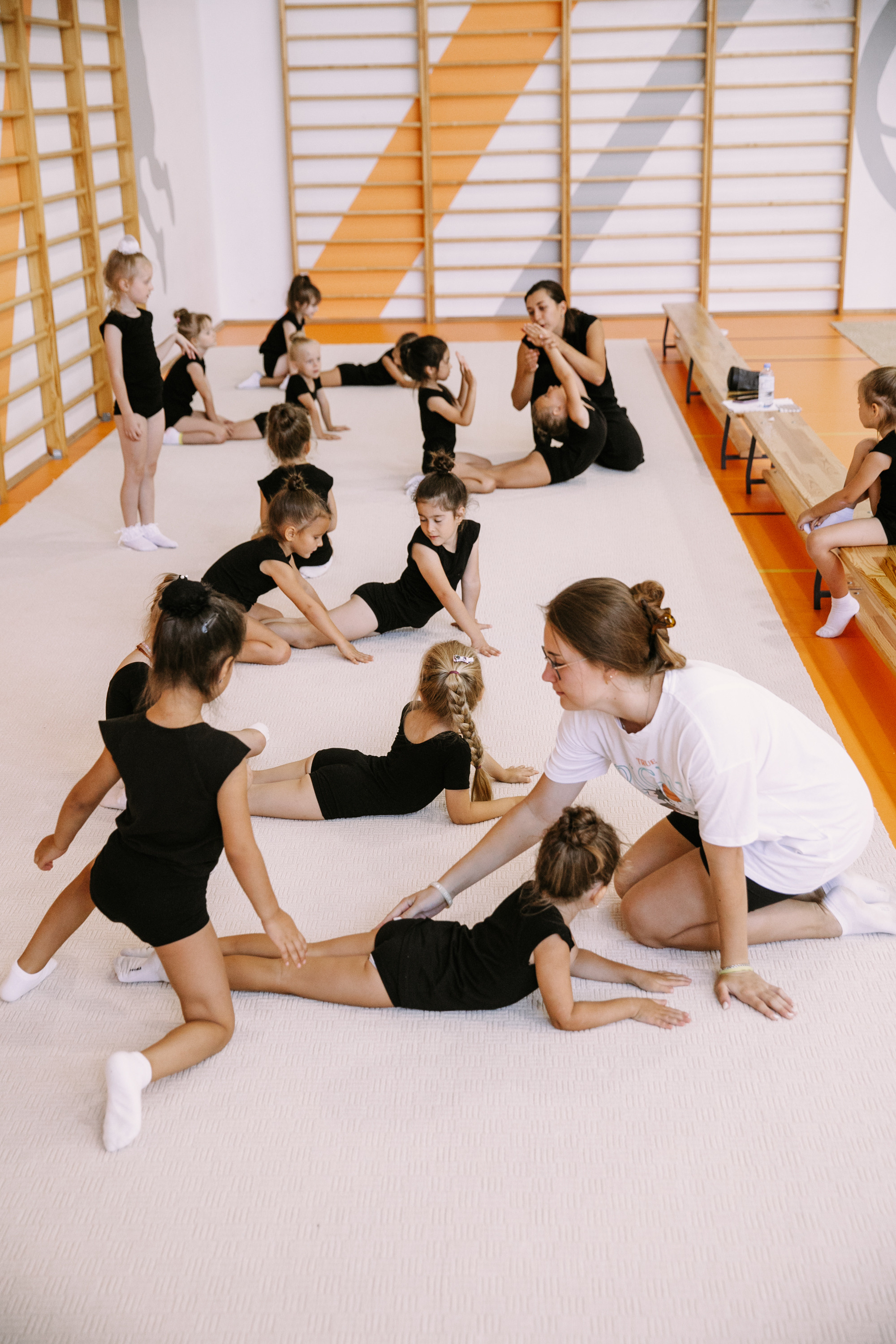 Гимнастки. Фотограф Максим Маркелов