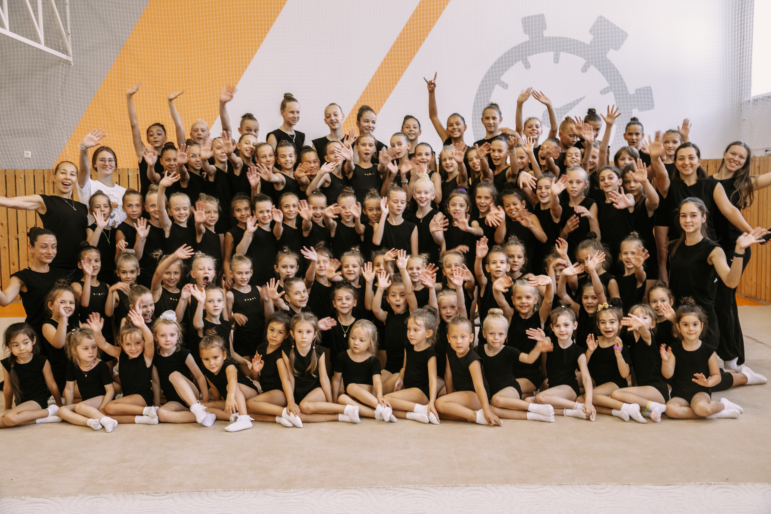 Гимнастки. Фотограф Максим Маркелов