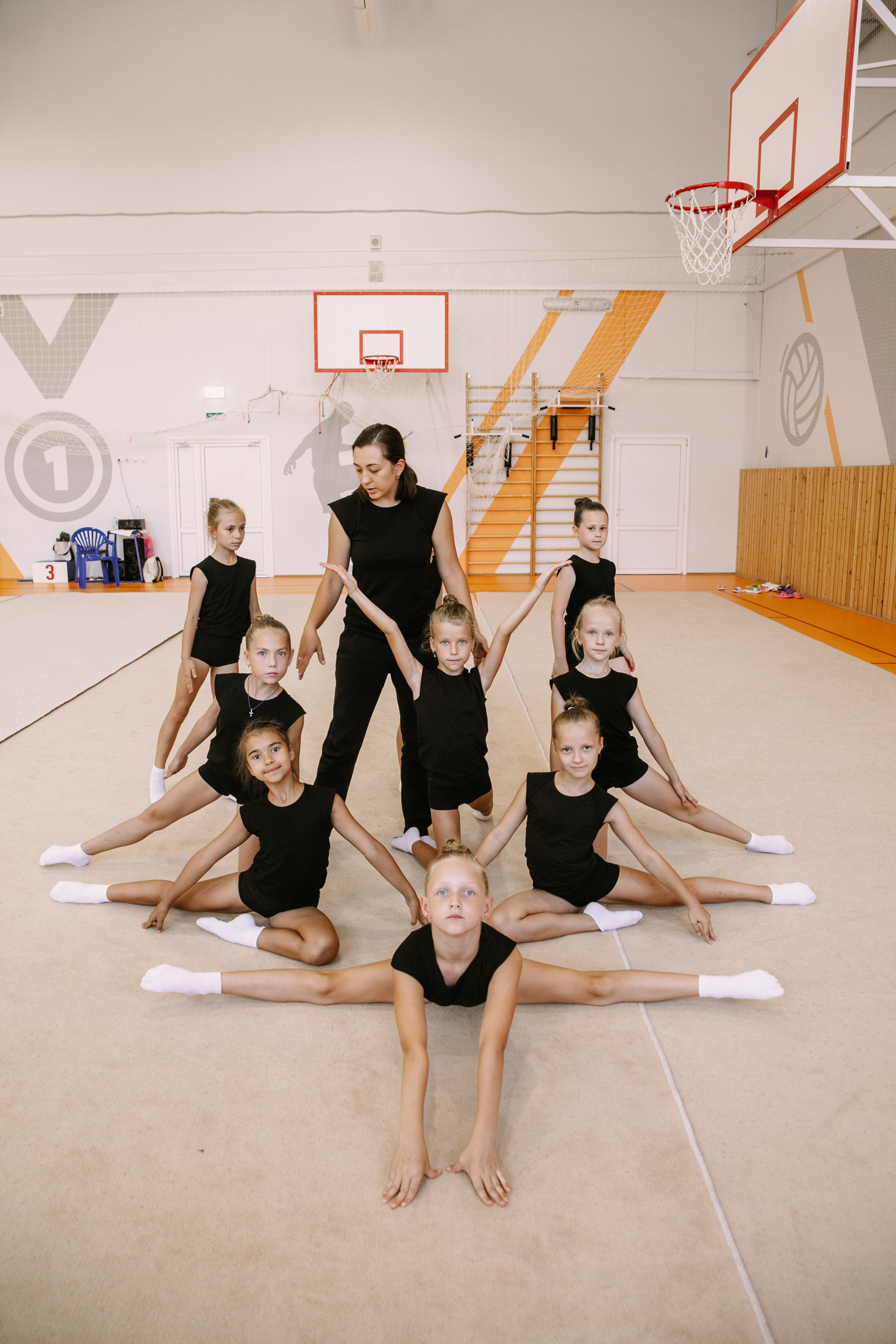 Гимнастки. Фотограф Максим Маркелов