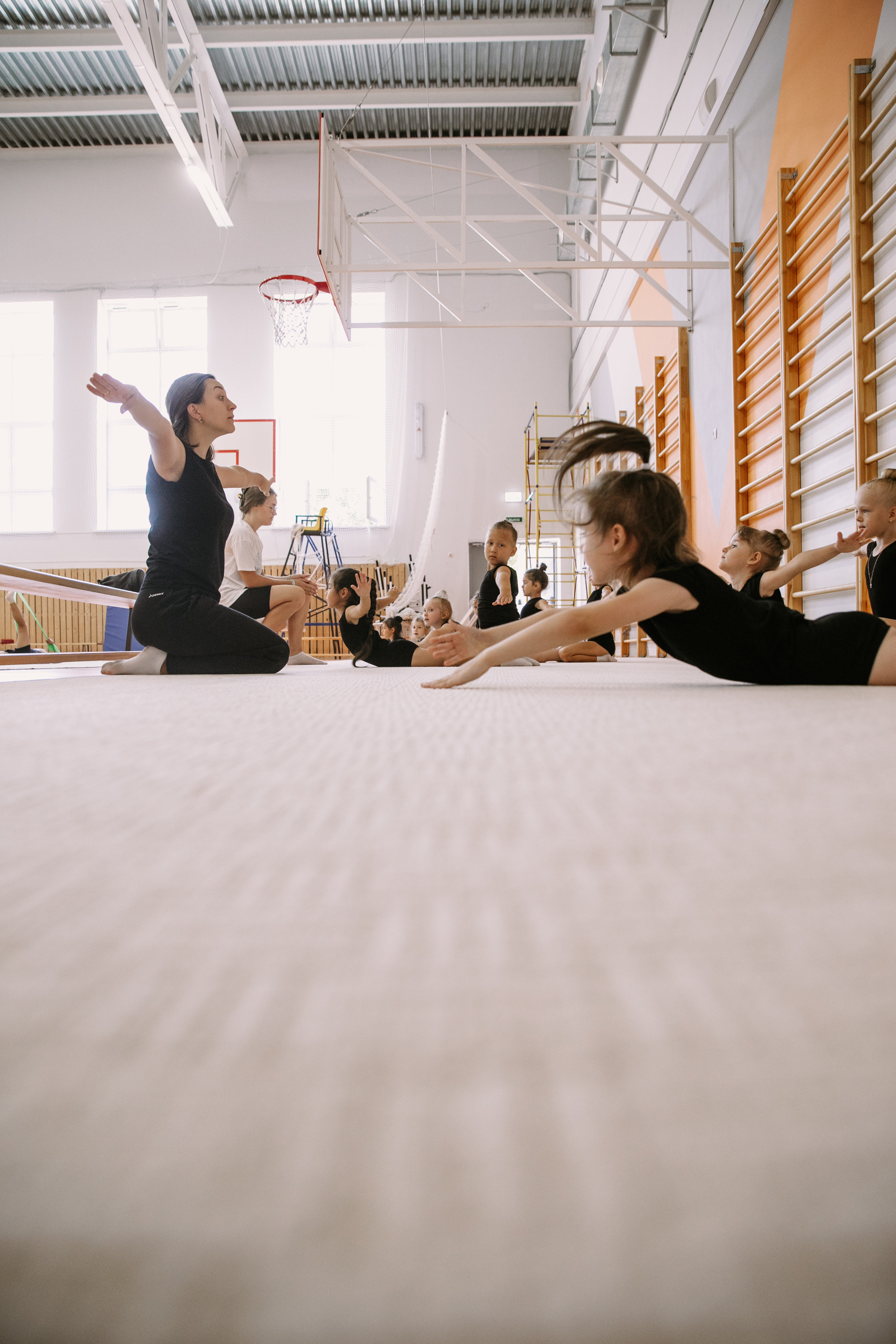 Гимнастки. Фотограф Максим Маркелов