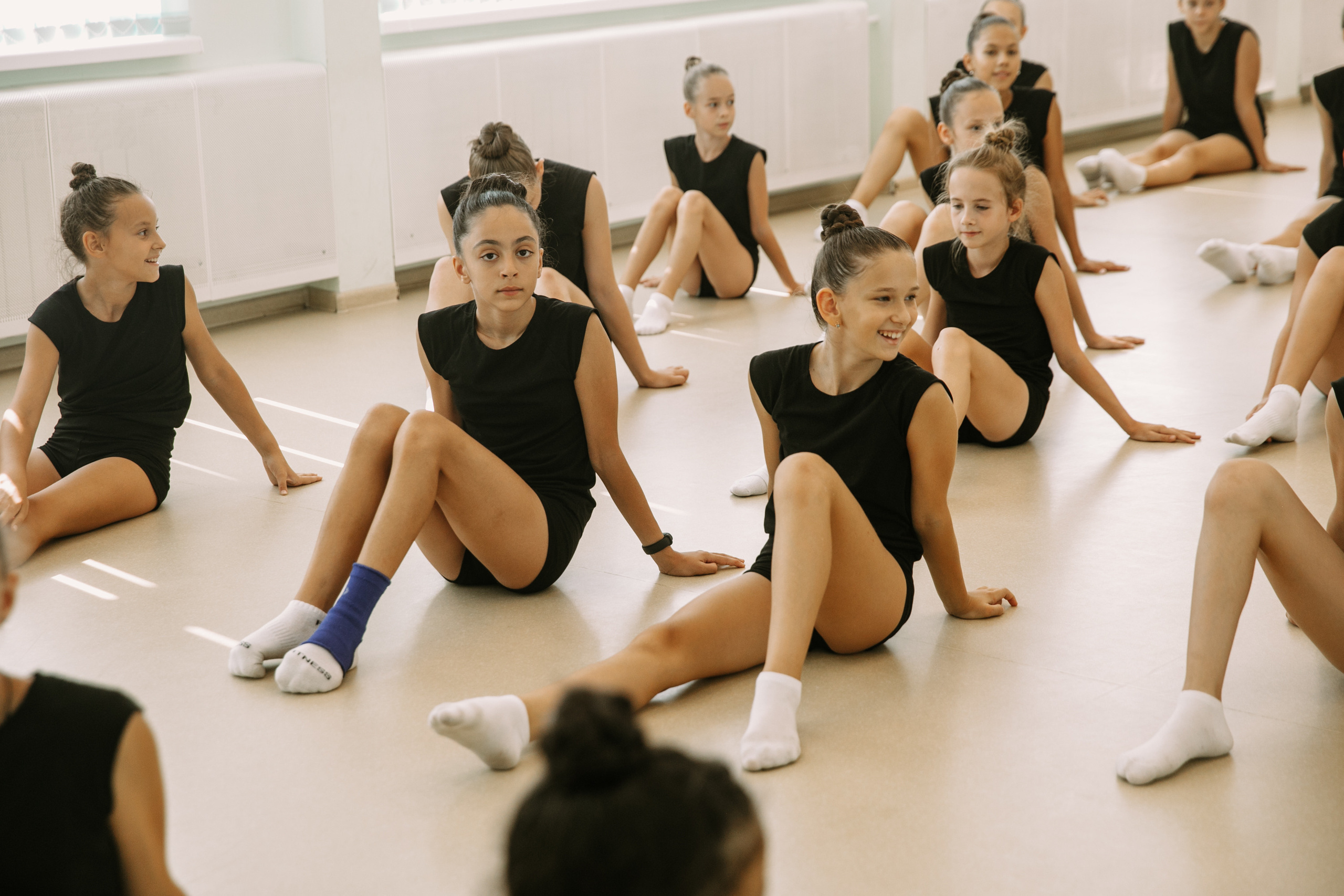 Гимнастки. Фотограф Максим Маркелов