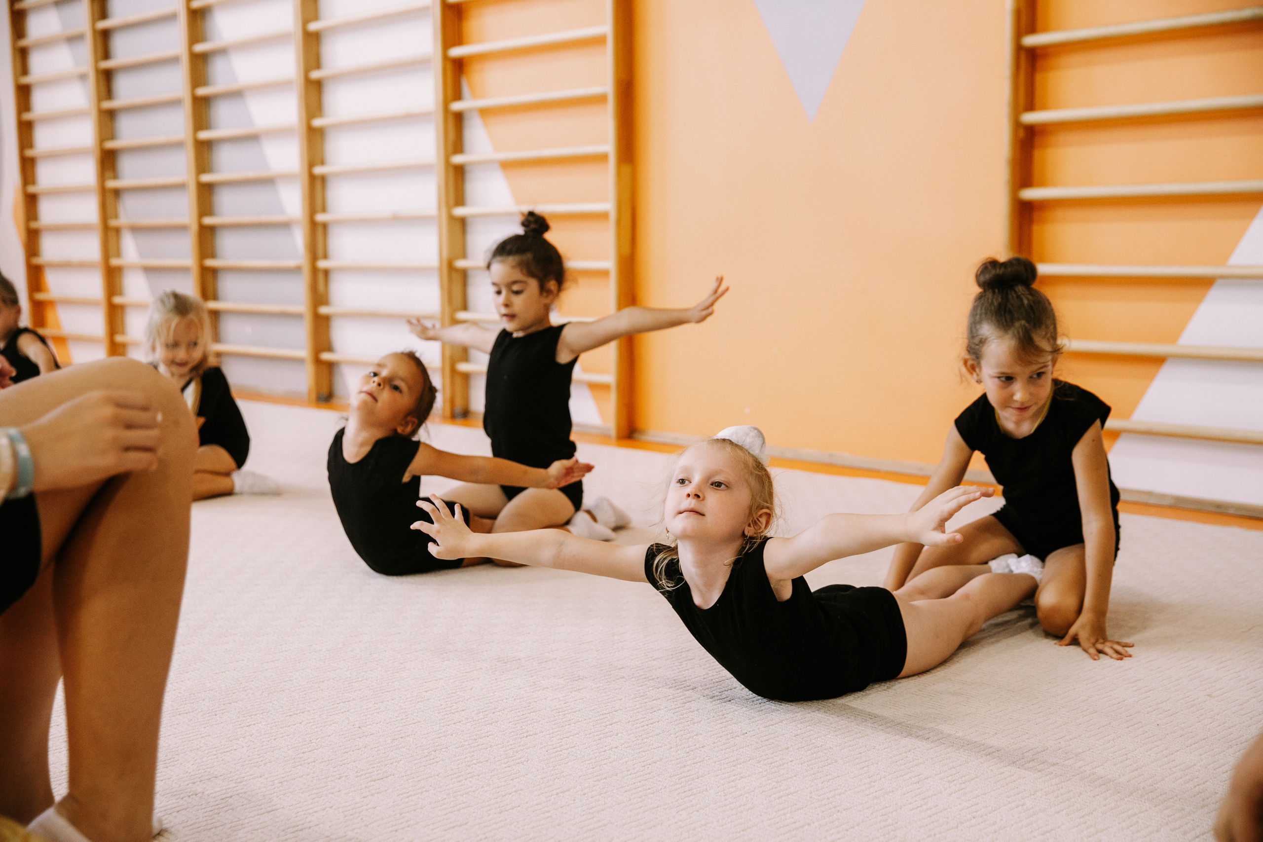 Гимнастки. Фотограф Максим Маркелов