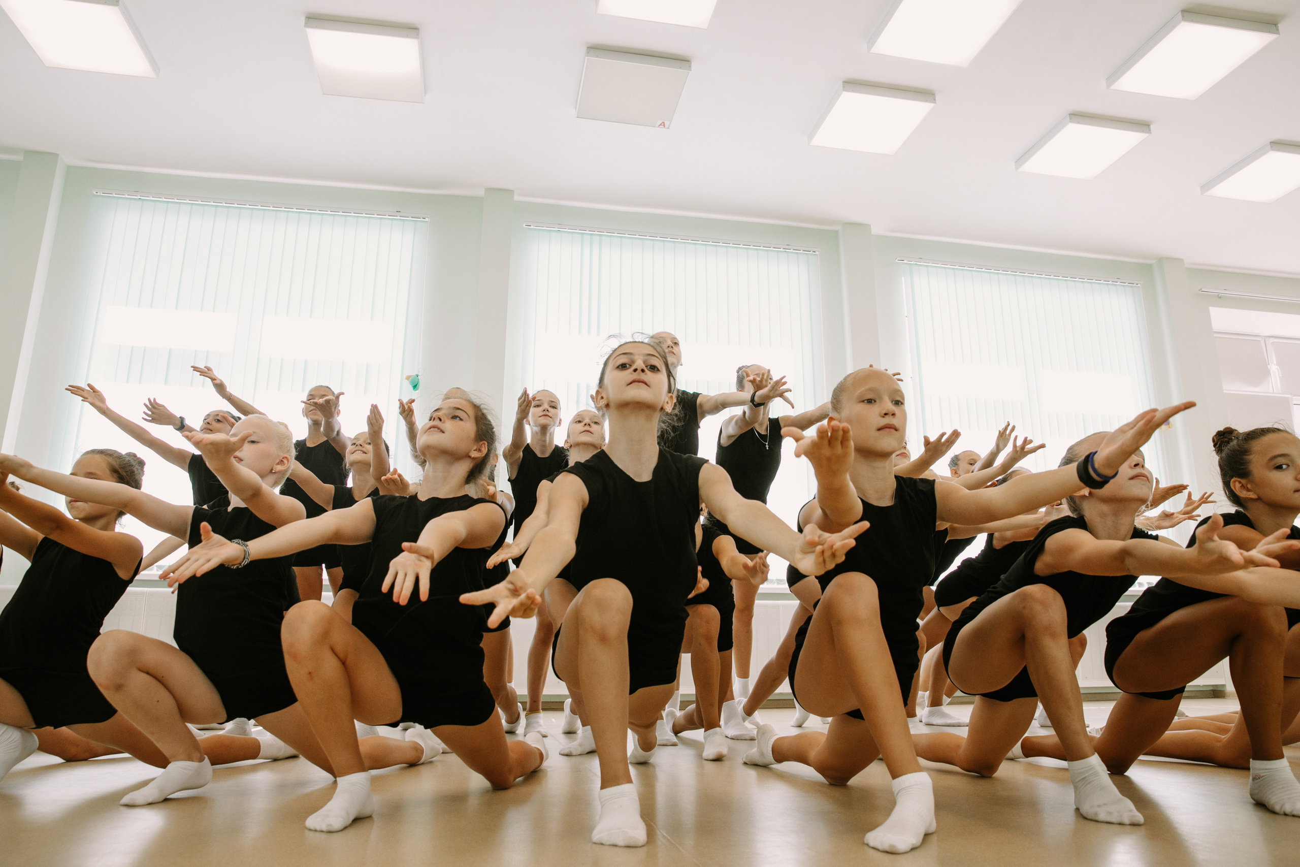 Гимнастки. Фотограф Максим Маркелов