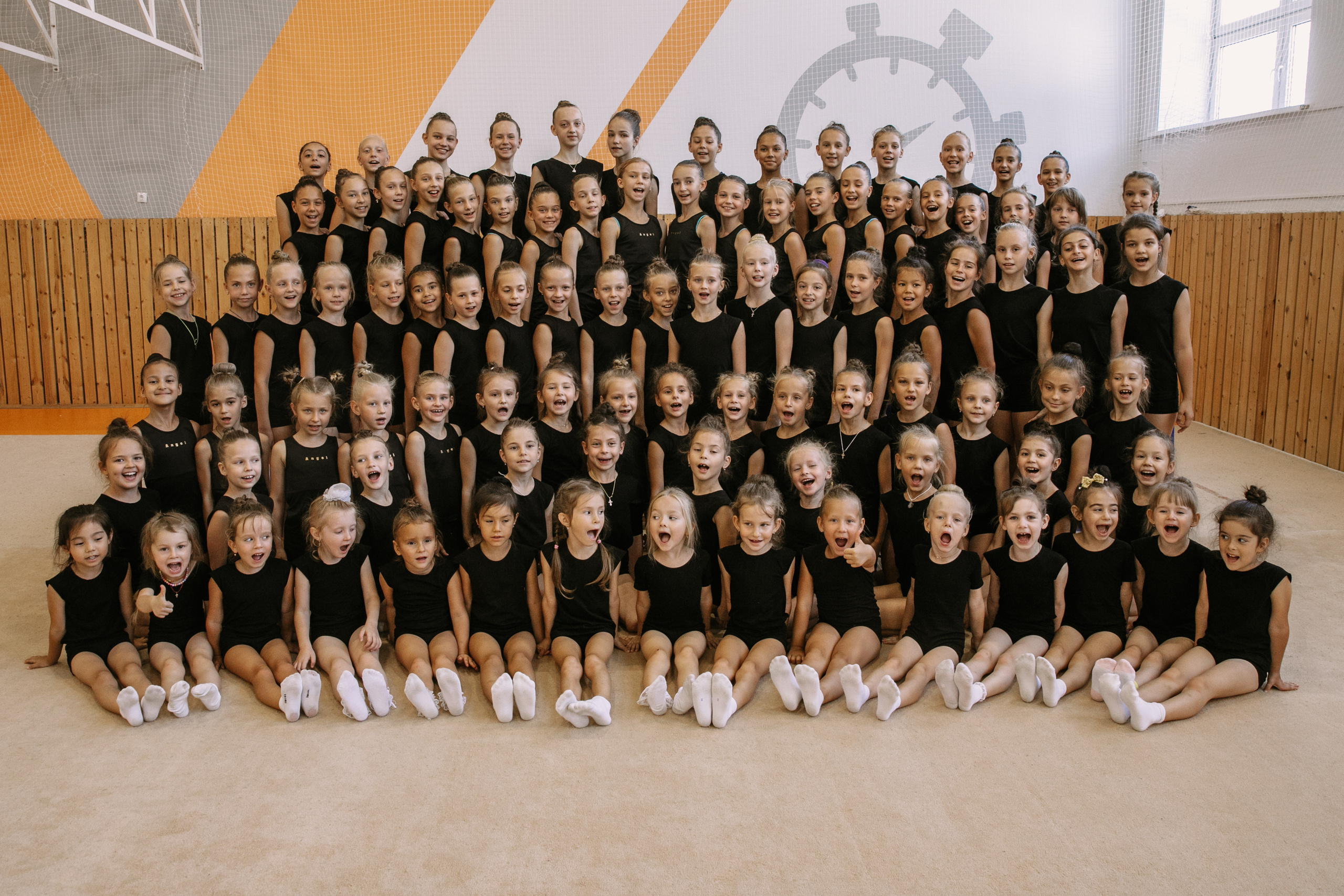 Гимнастки. Фотограф Максим Маркелов