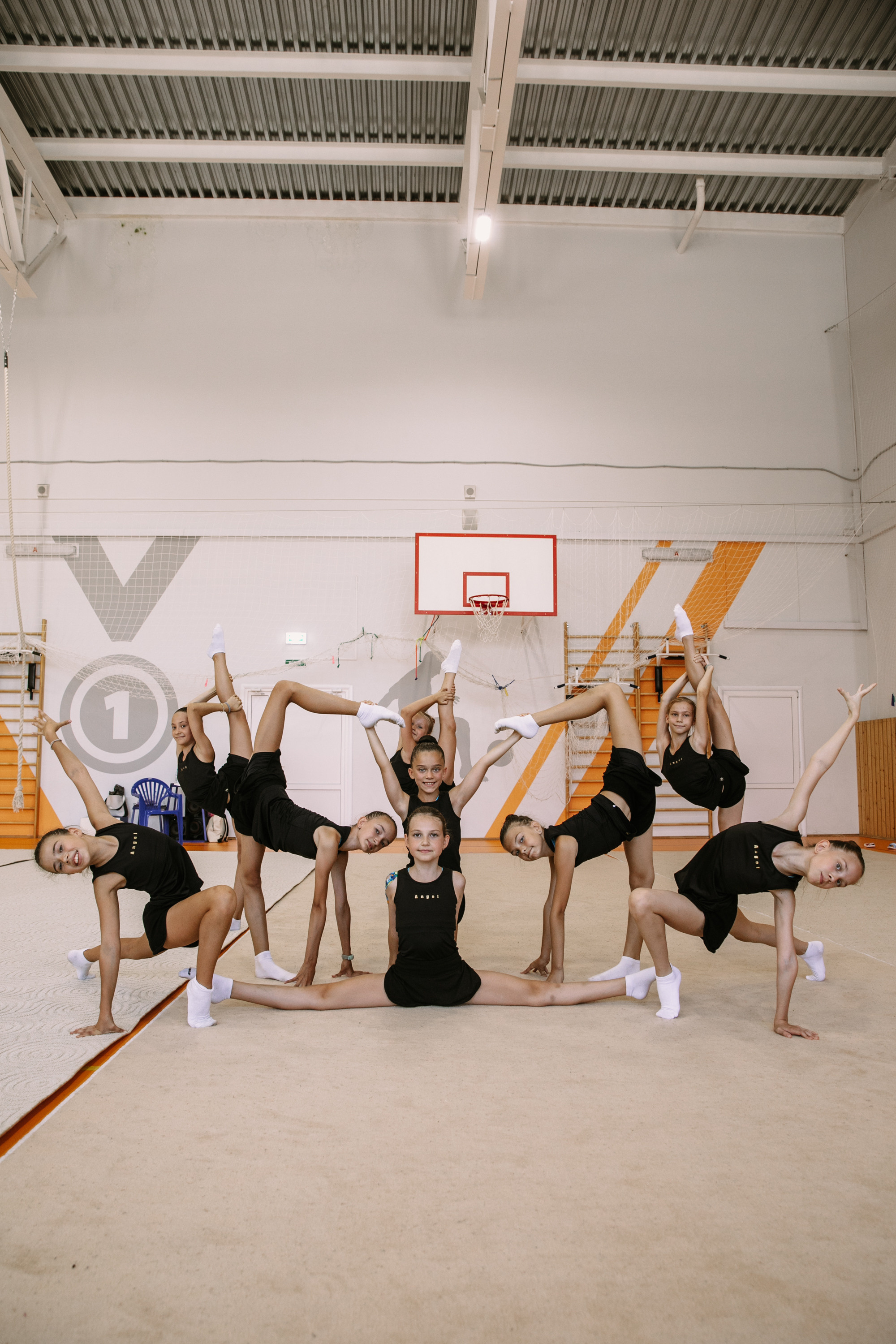 Гимнастки. Фотограф Максим Маркелов