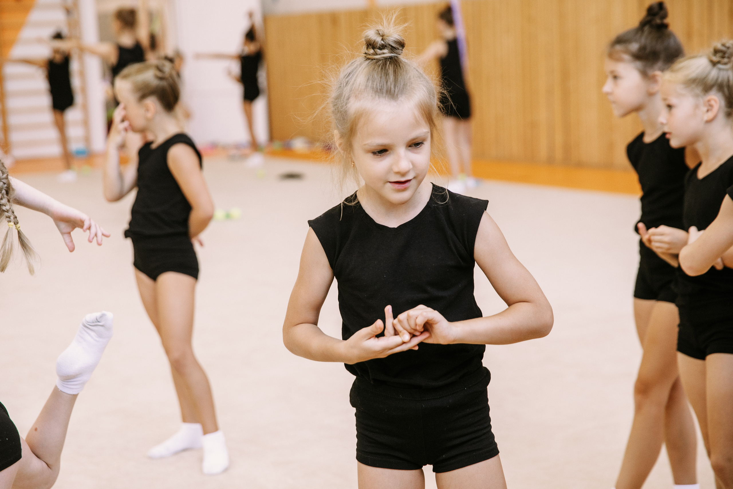 Гимнастки. Фотограф Максим Маркелов