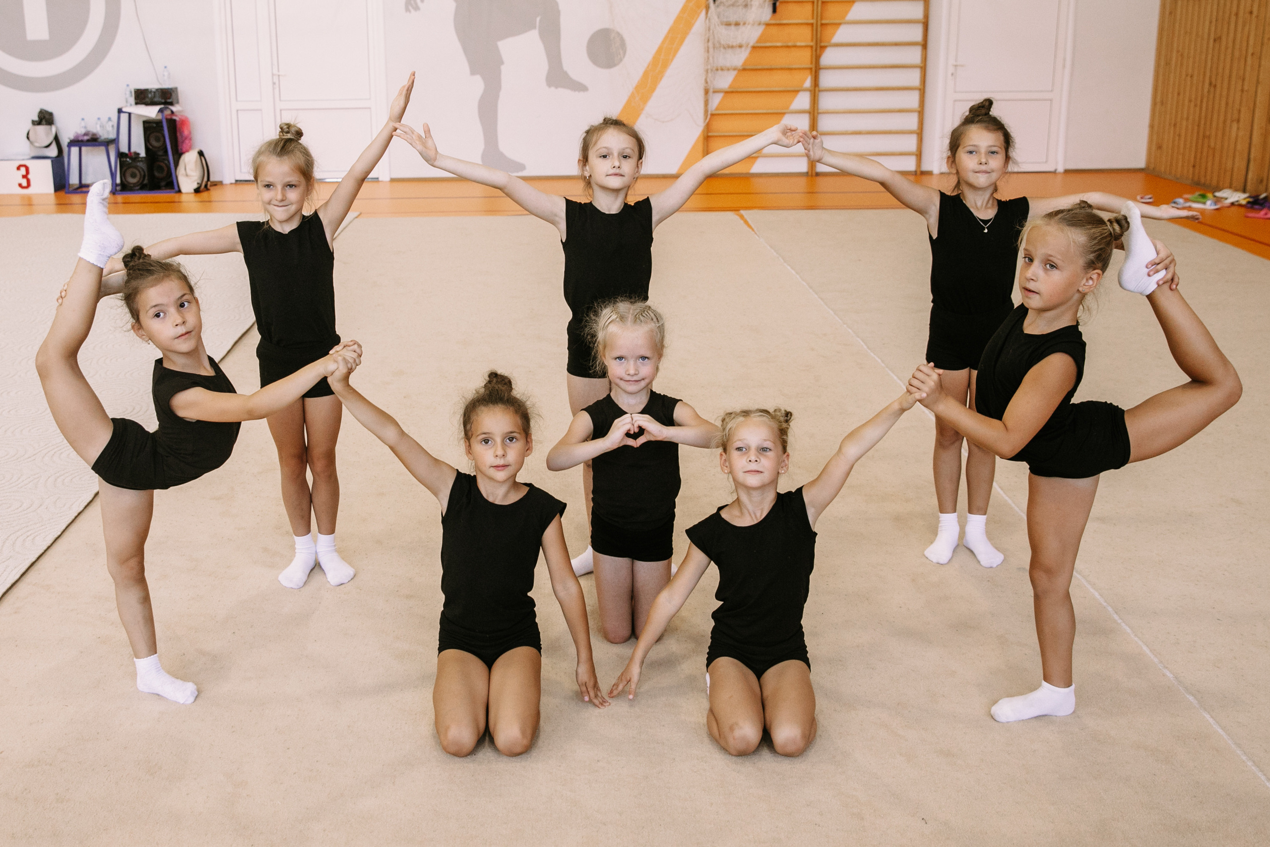 Гимнастки. Фотограф Максим Маркелов