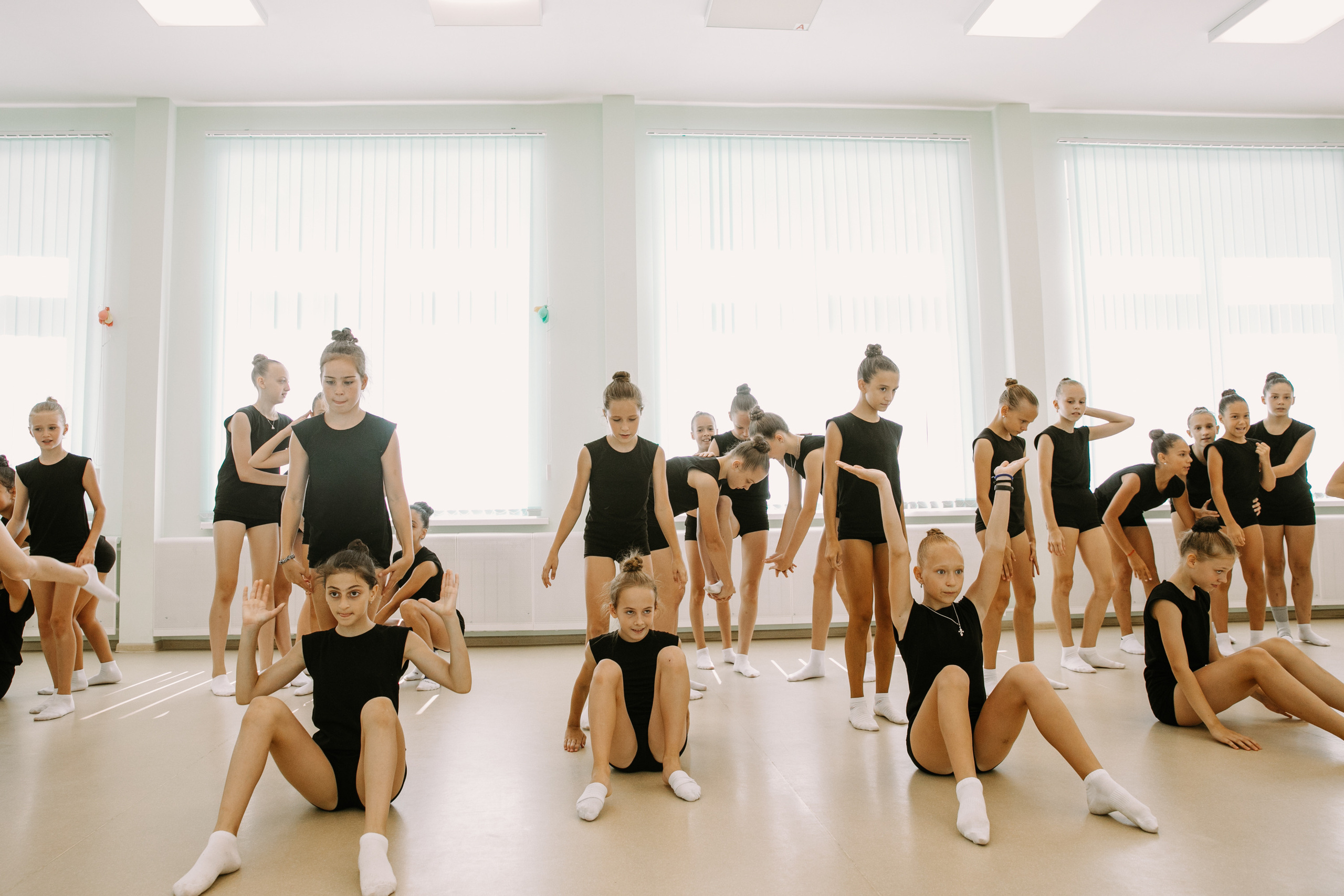 Гимнастки. Фотограф Максим Маркелов