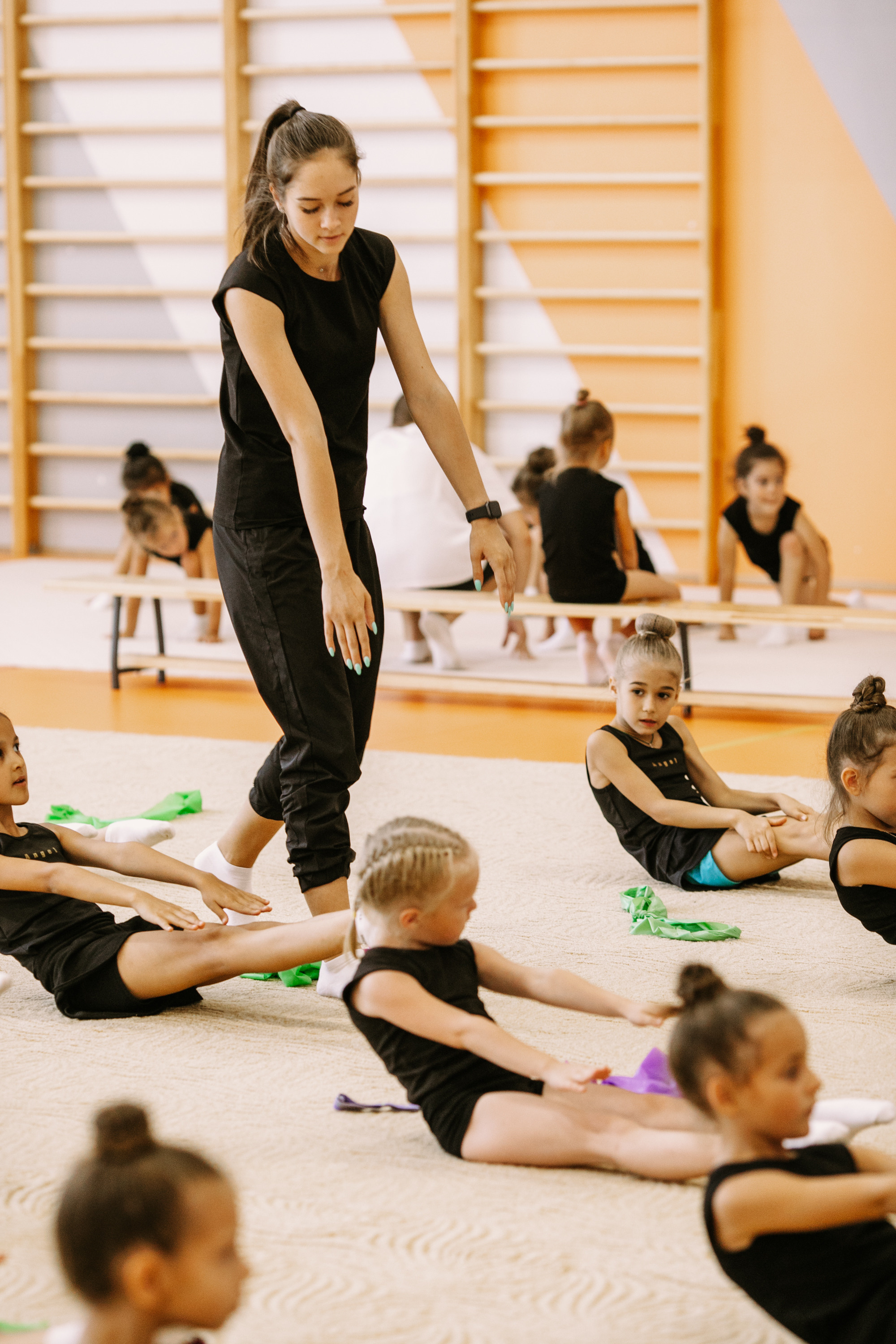 Гимнастки. Фотограф Максим Маркелов