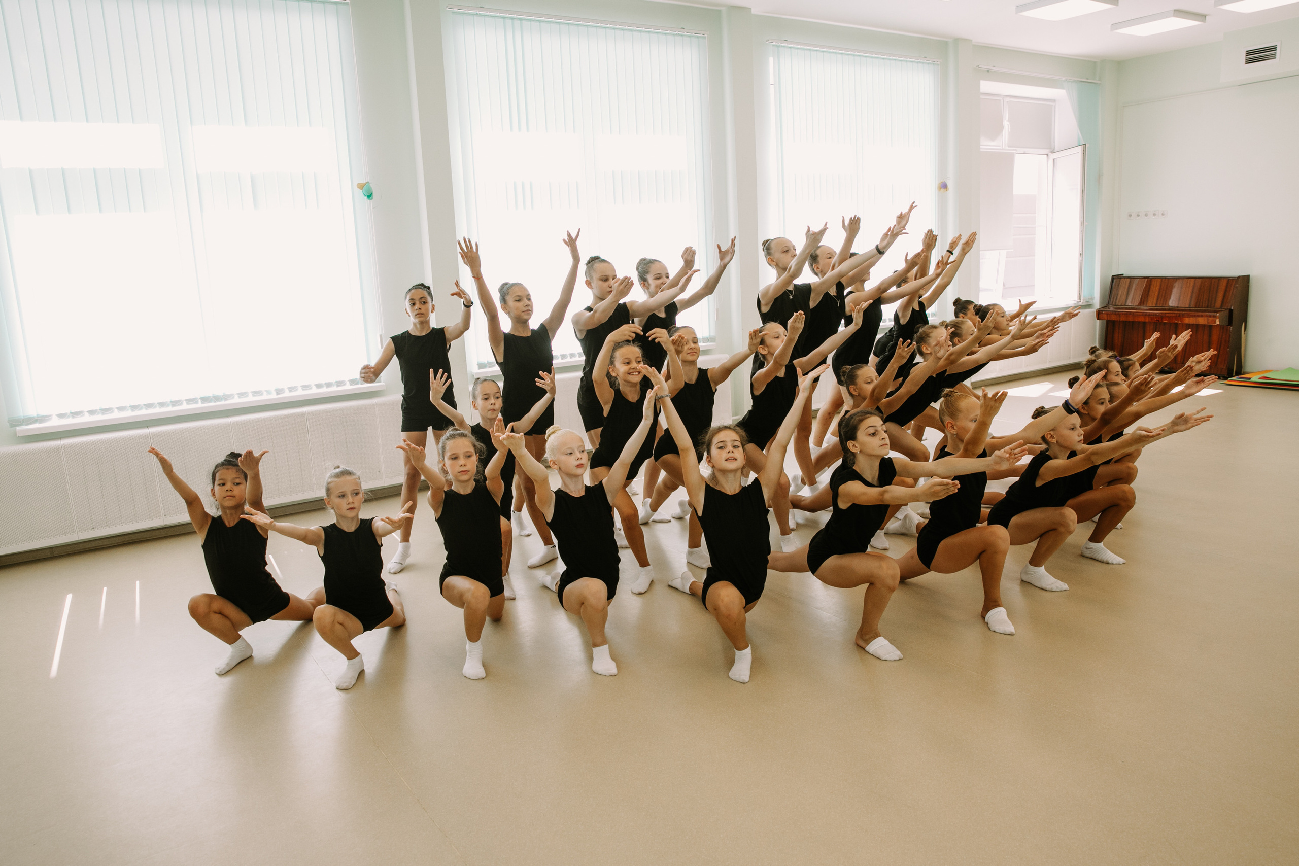 Гимнастки. Фотограф Максим Маркелов