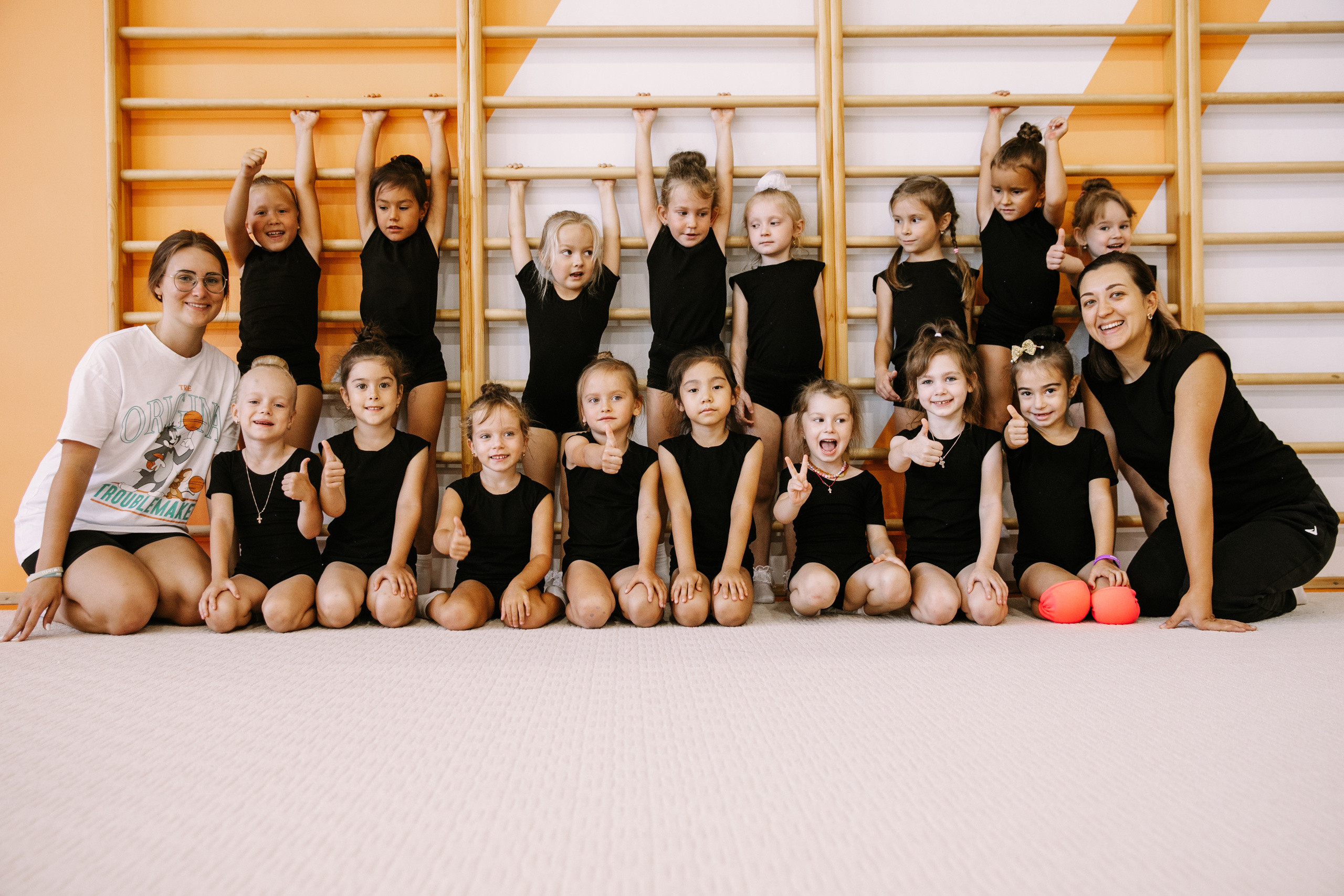 Гимнастки. Фотограф Максим Маркелов