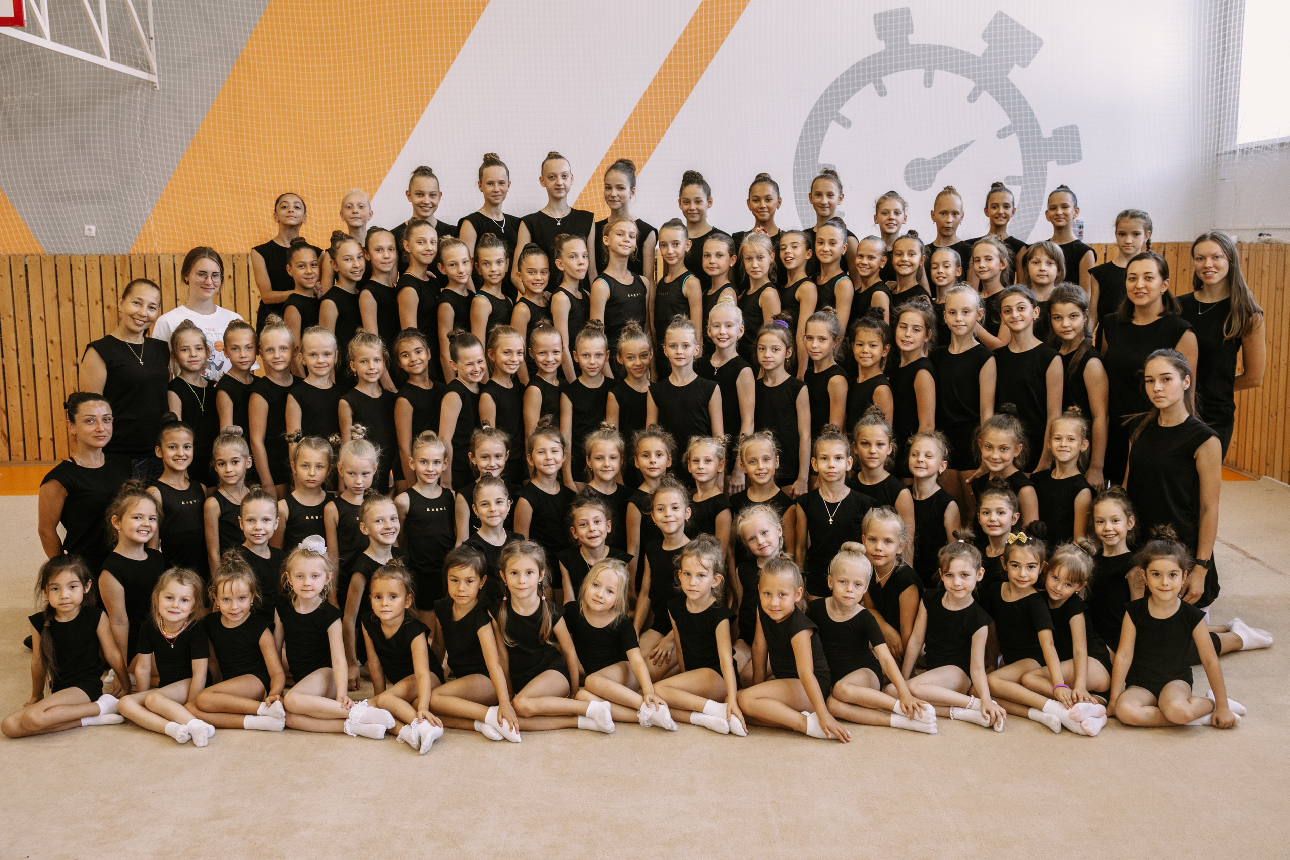 Гимнастки. Фотограф Максим Маркелов