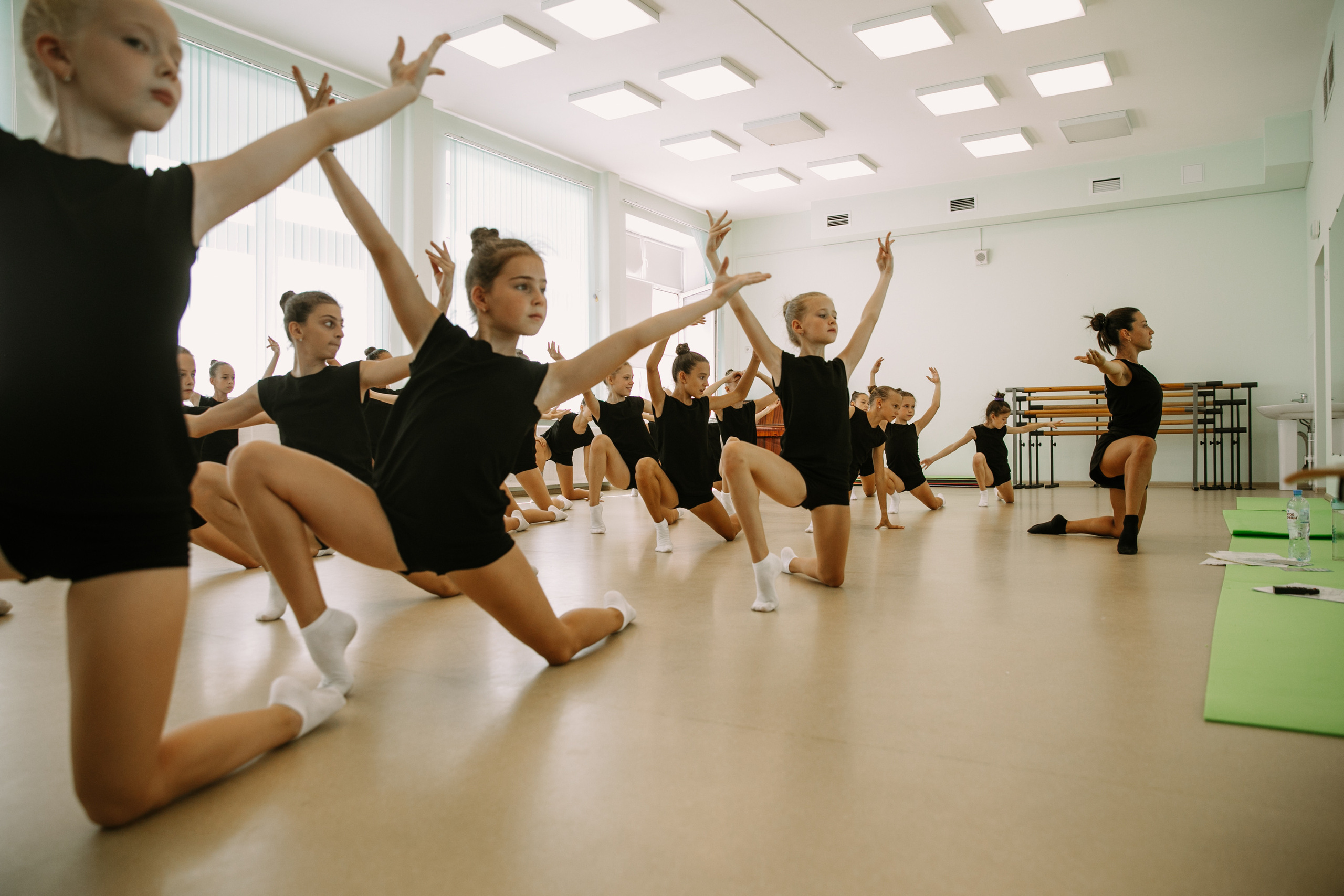 Гимнастки. Фотограф Максим Маркелов