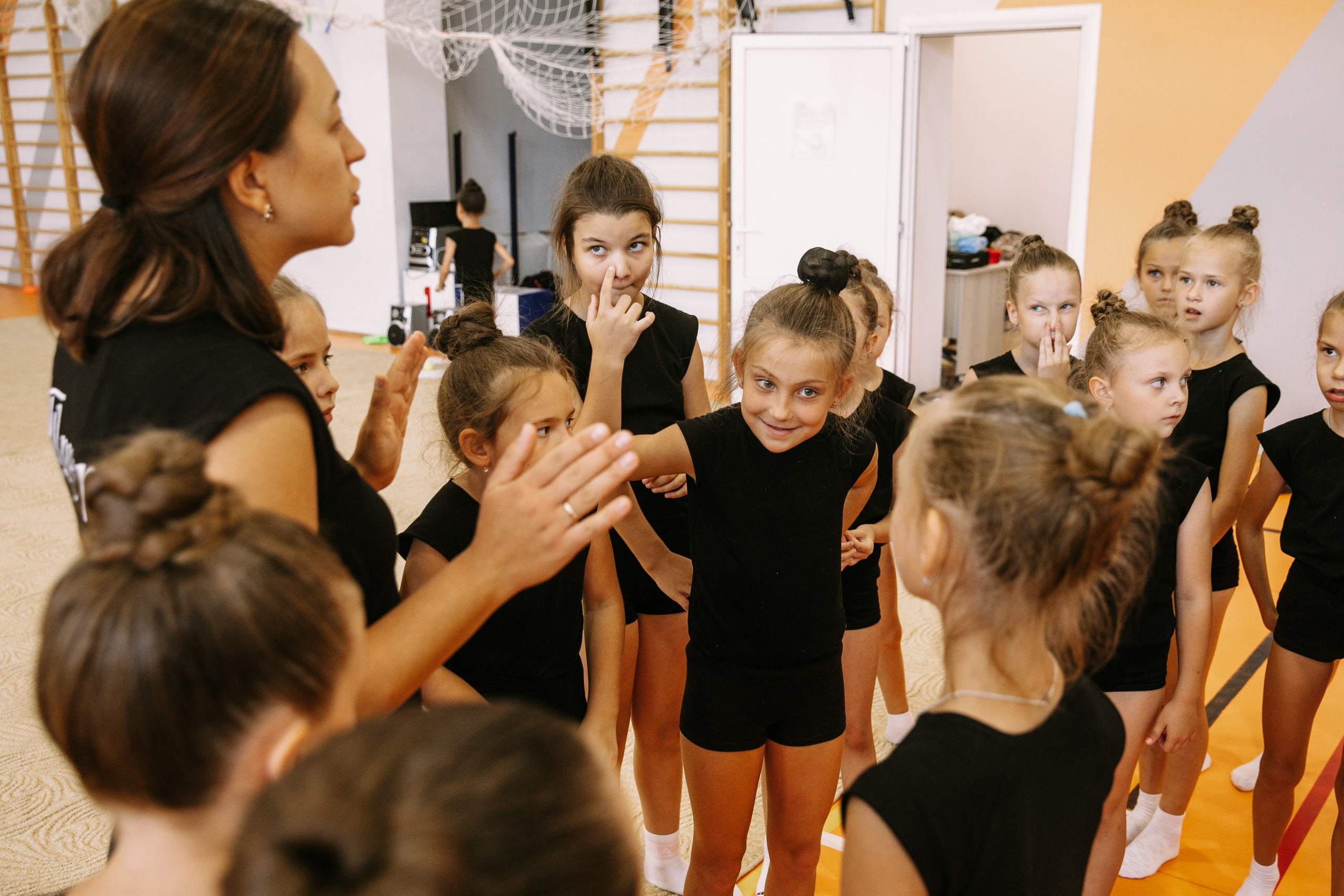 Гимнастки. Фотограф Максим Маркелов