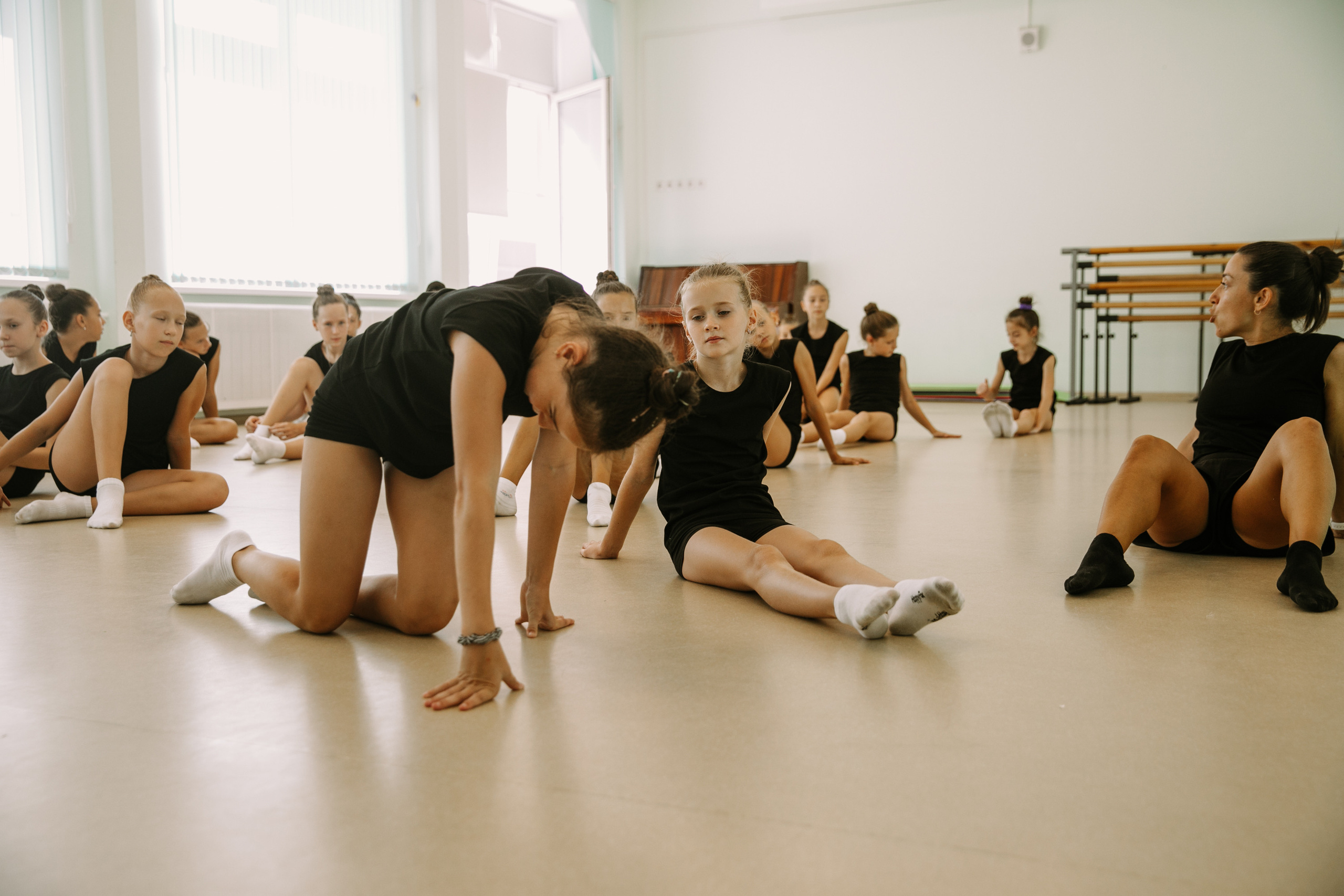 Гимнастки. Фотограф Максим Маркелов