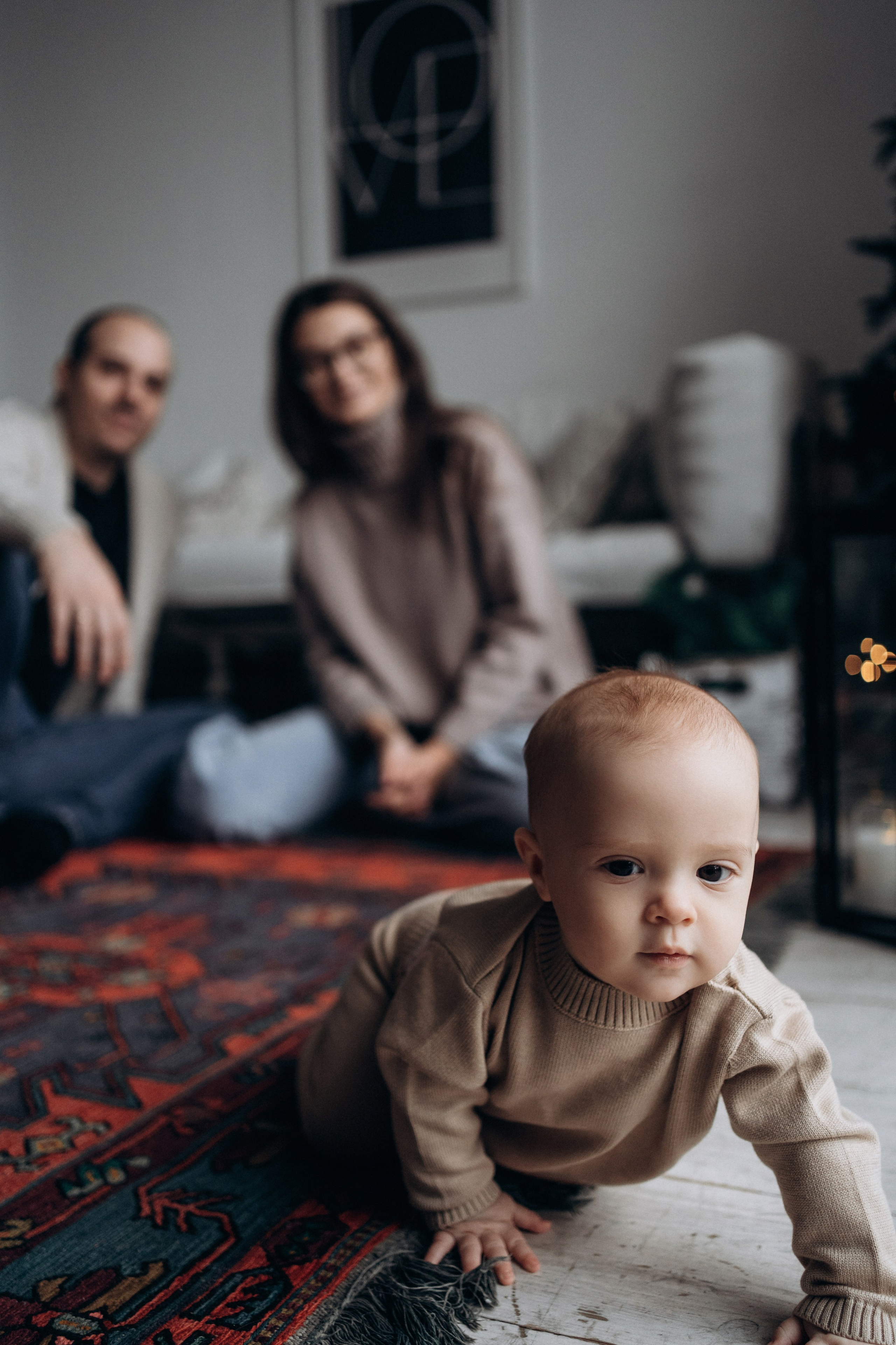 Рождественская история. Фотограф новорожденных и малышей до года в Москве Анастасия Соколова