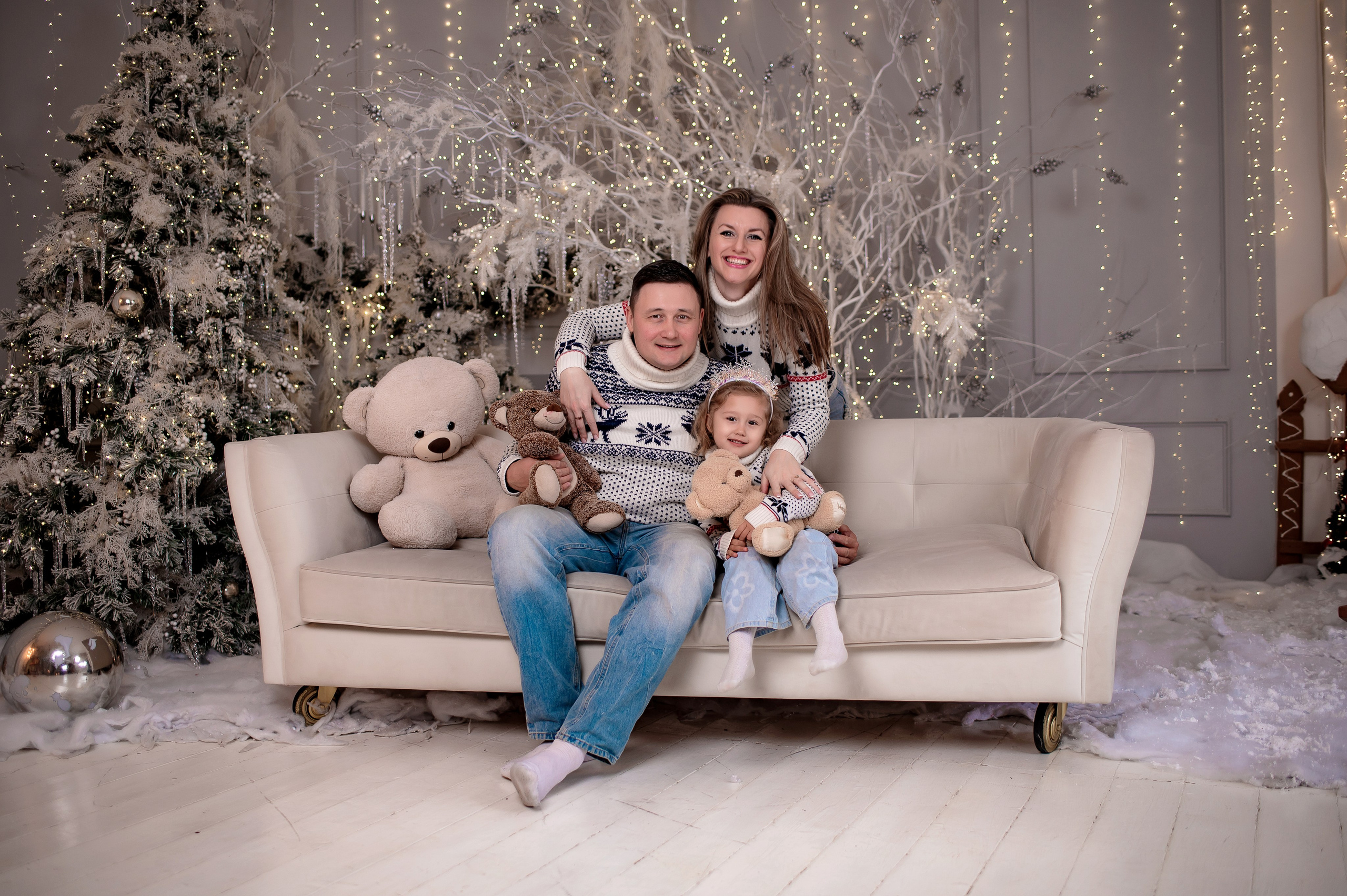 Семейная новогодняя фотосессия в г. Краснодар. Семейный и детский фотограф в Краснодаре Ольга Осинцева