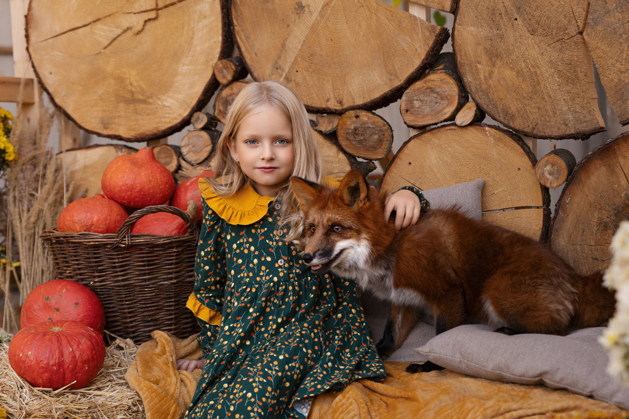 Детская фотосессия с животным. Трубинова Екатерина | Семейный фотограф | Москва