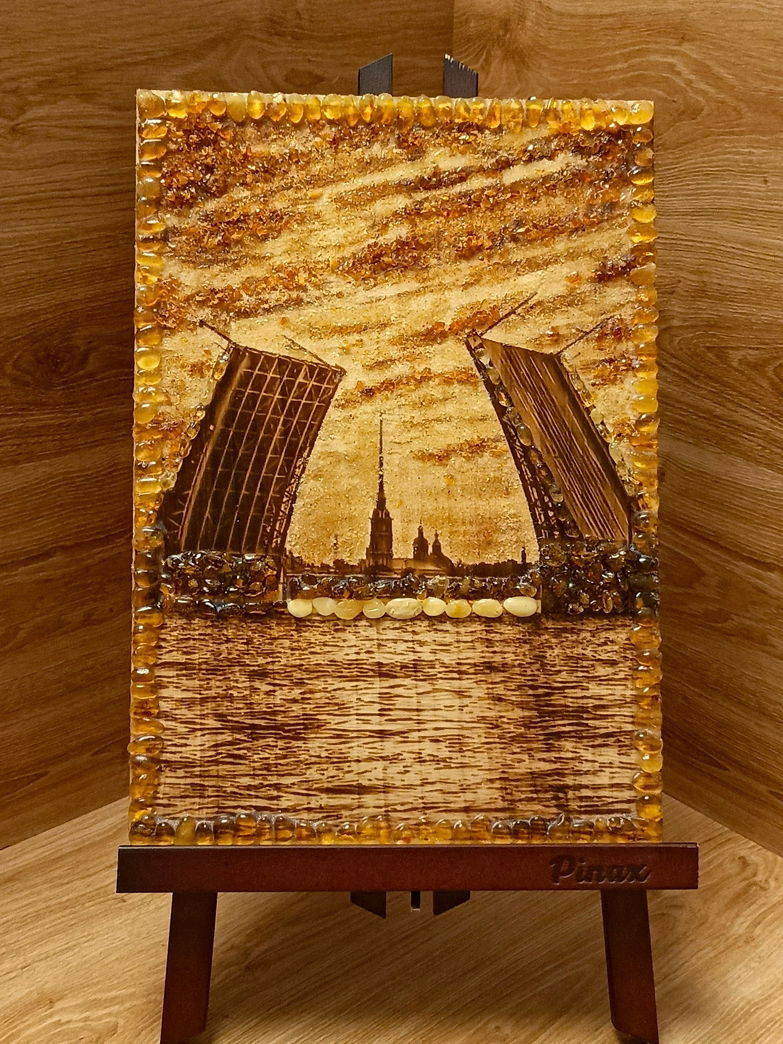 КАРТИНЫ С ЯНТАРЁМ. Выжигания картин и портретов по фото