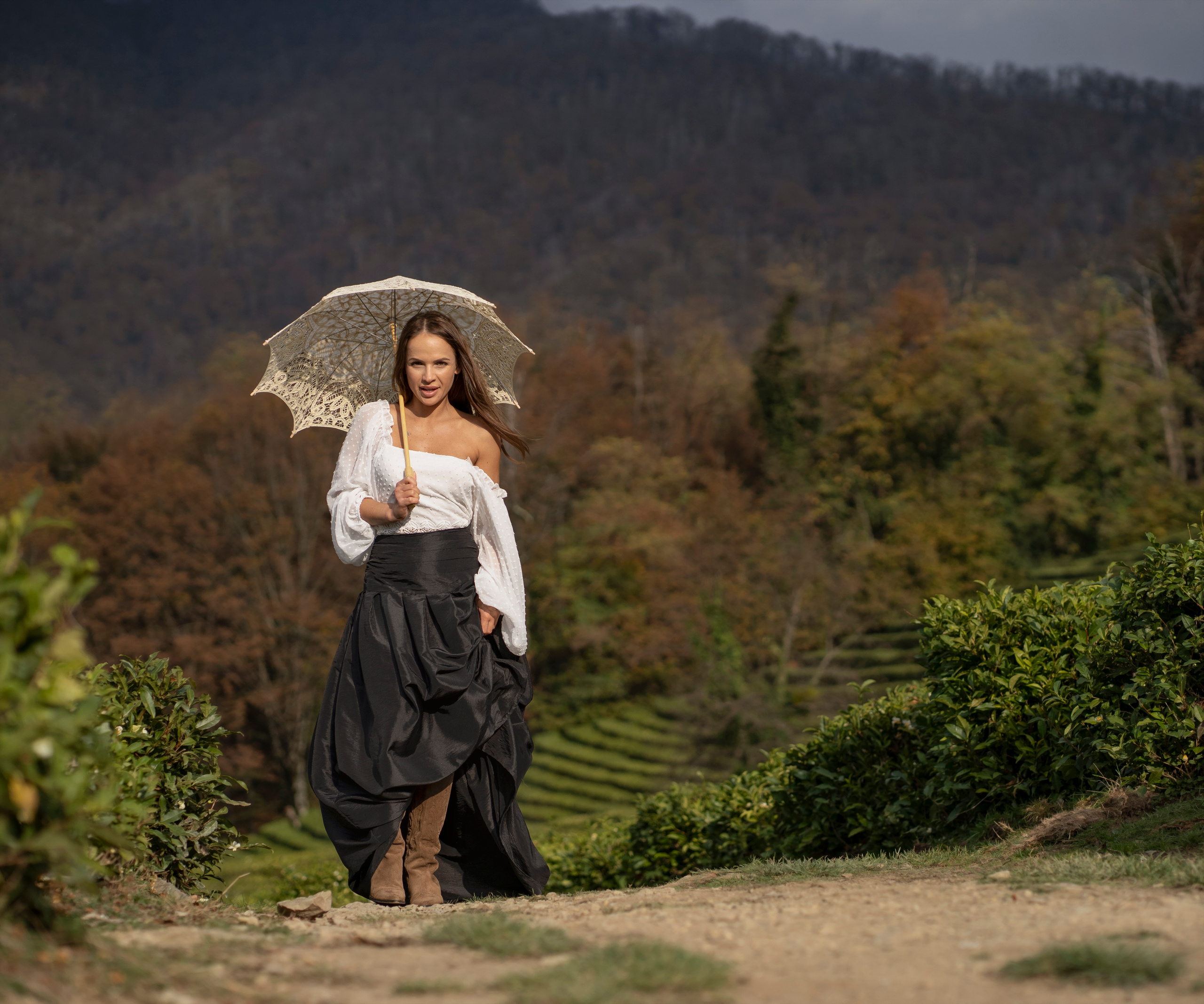 В образе Скарлетт О’Хара-очаровательная Александра. Лариса Коновалова — портретный фотограф (Майкоп, Краснодар)