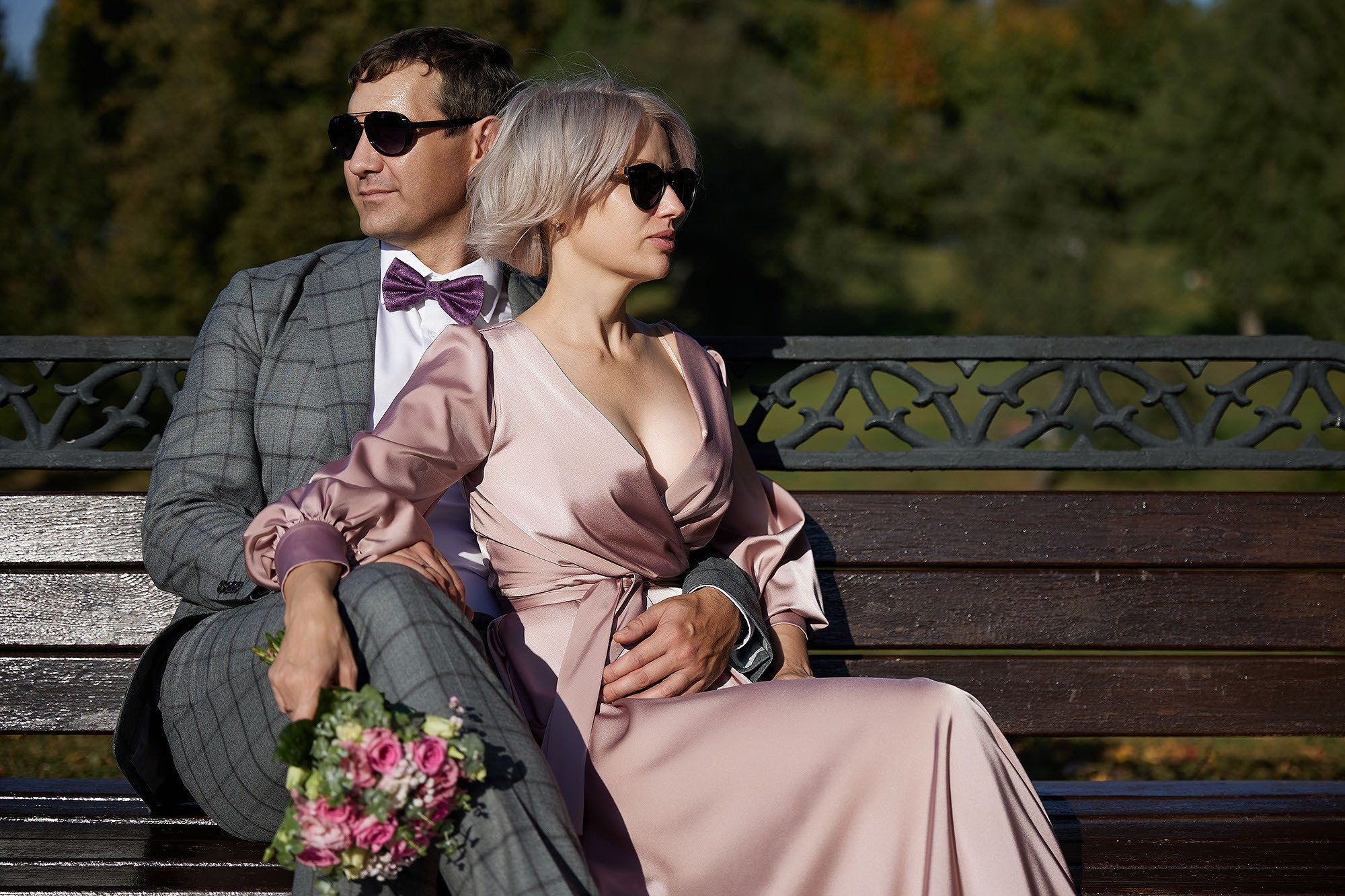 Прогулка, фотосессия жениха и невесты. Свадебная съемка. Фотограф в Москве Валерий Боцман