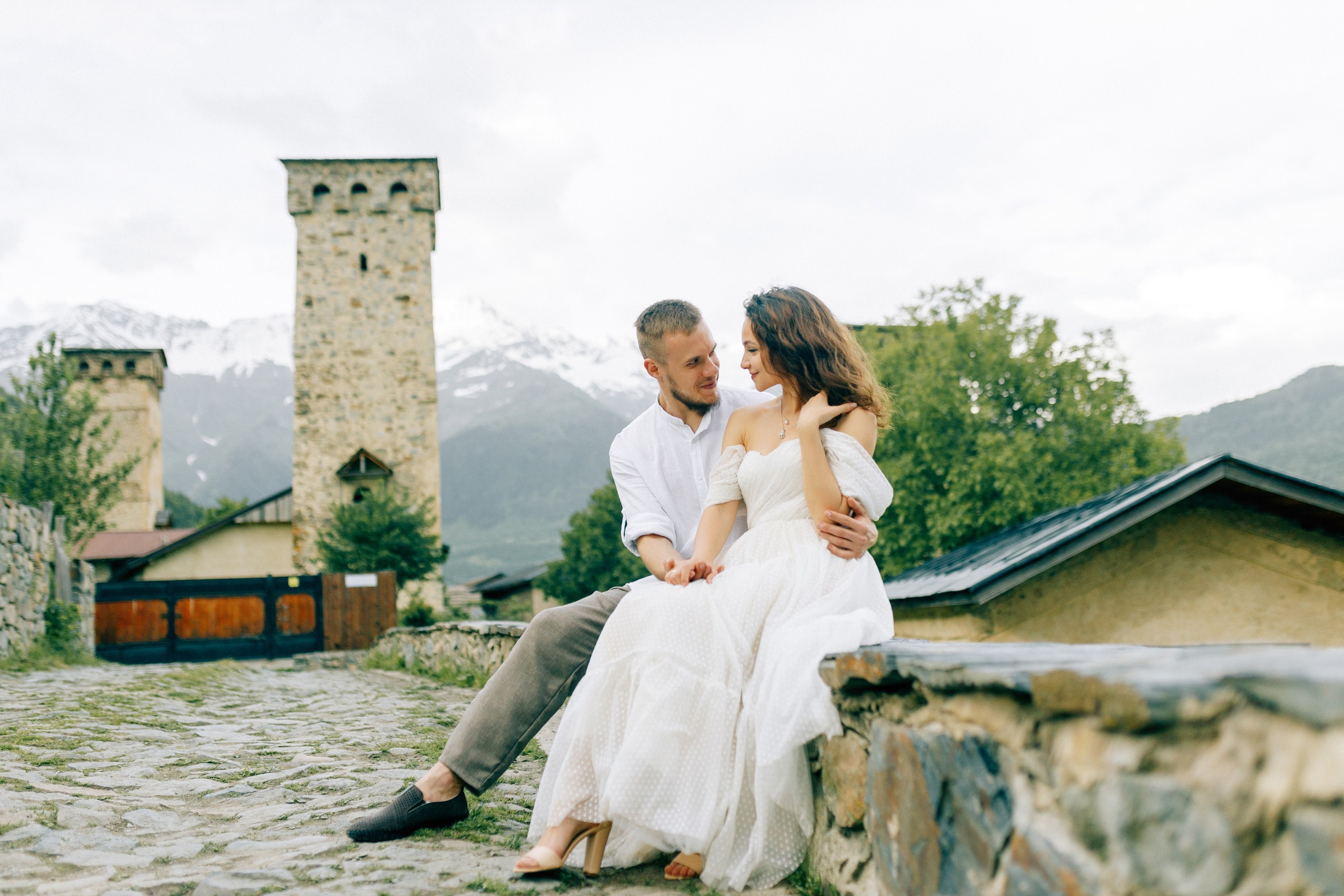 Свадьба в горах Сванетии в Грузии