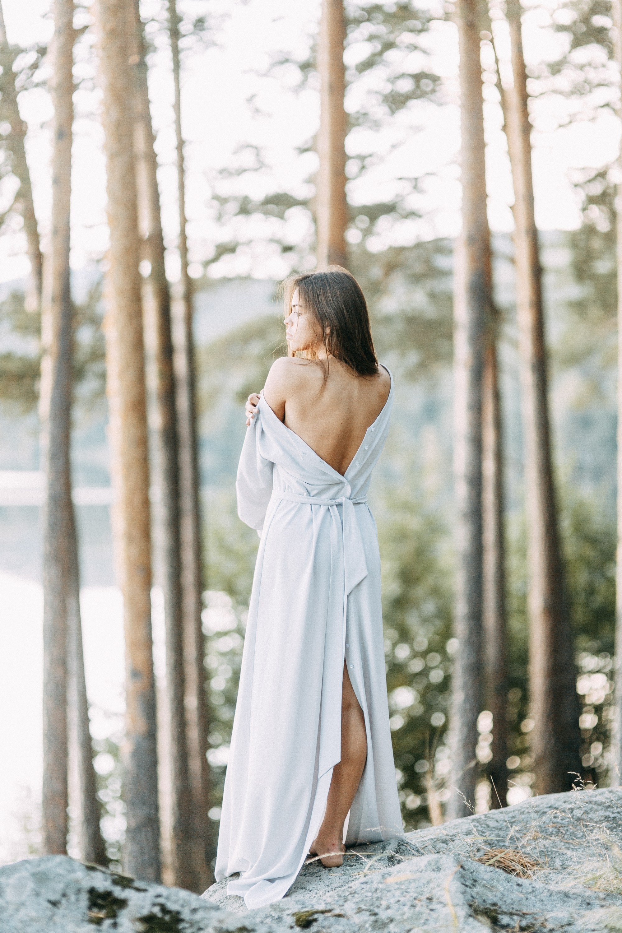 Закатная съемка на озере Тургояк