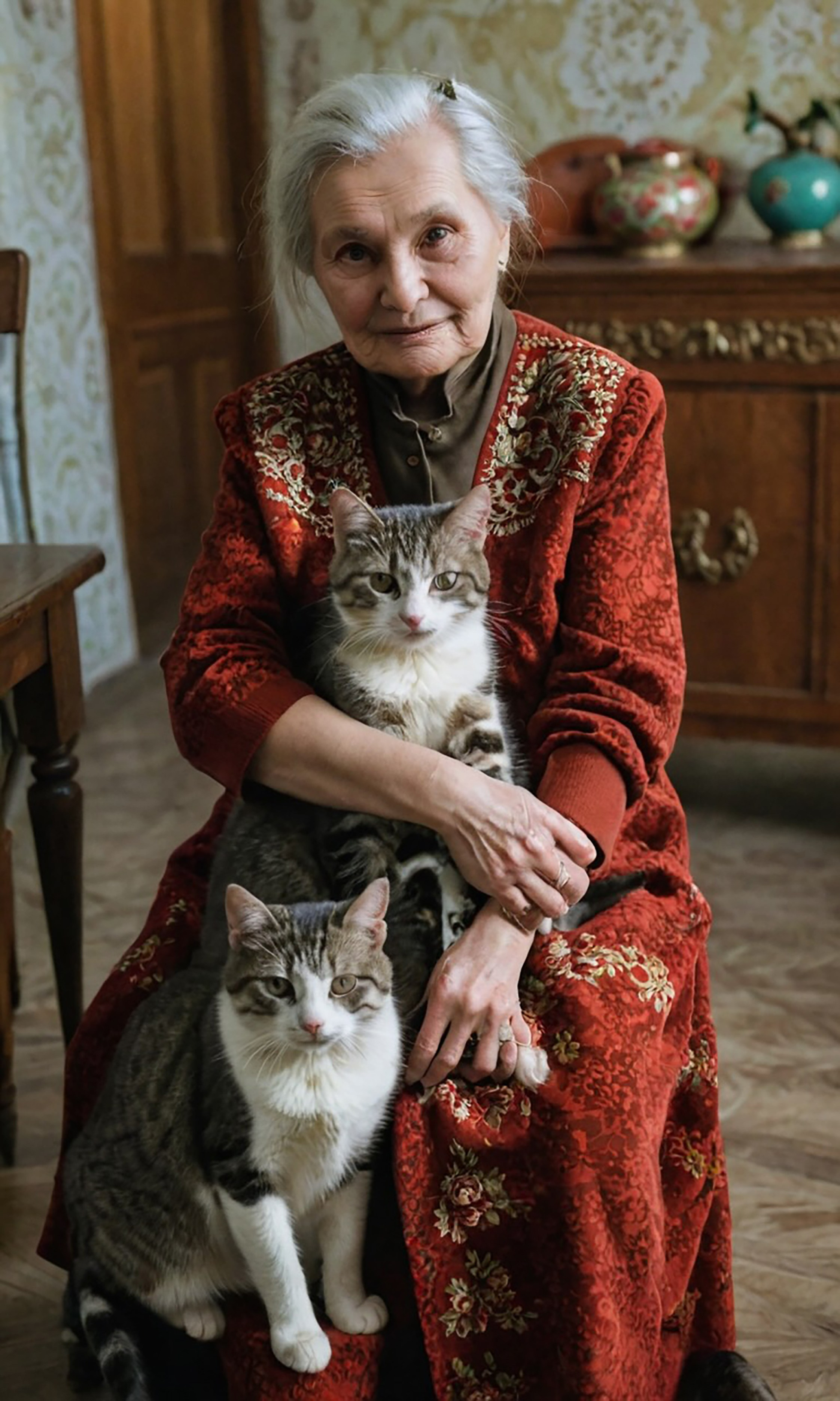 Babushka / Бабушка. Художник Катерина Копейкина / Artist Katerina Kopeikina