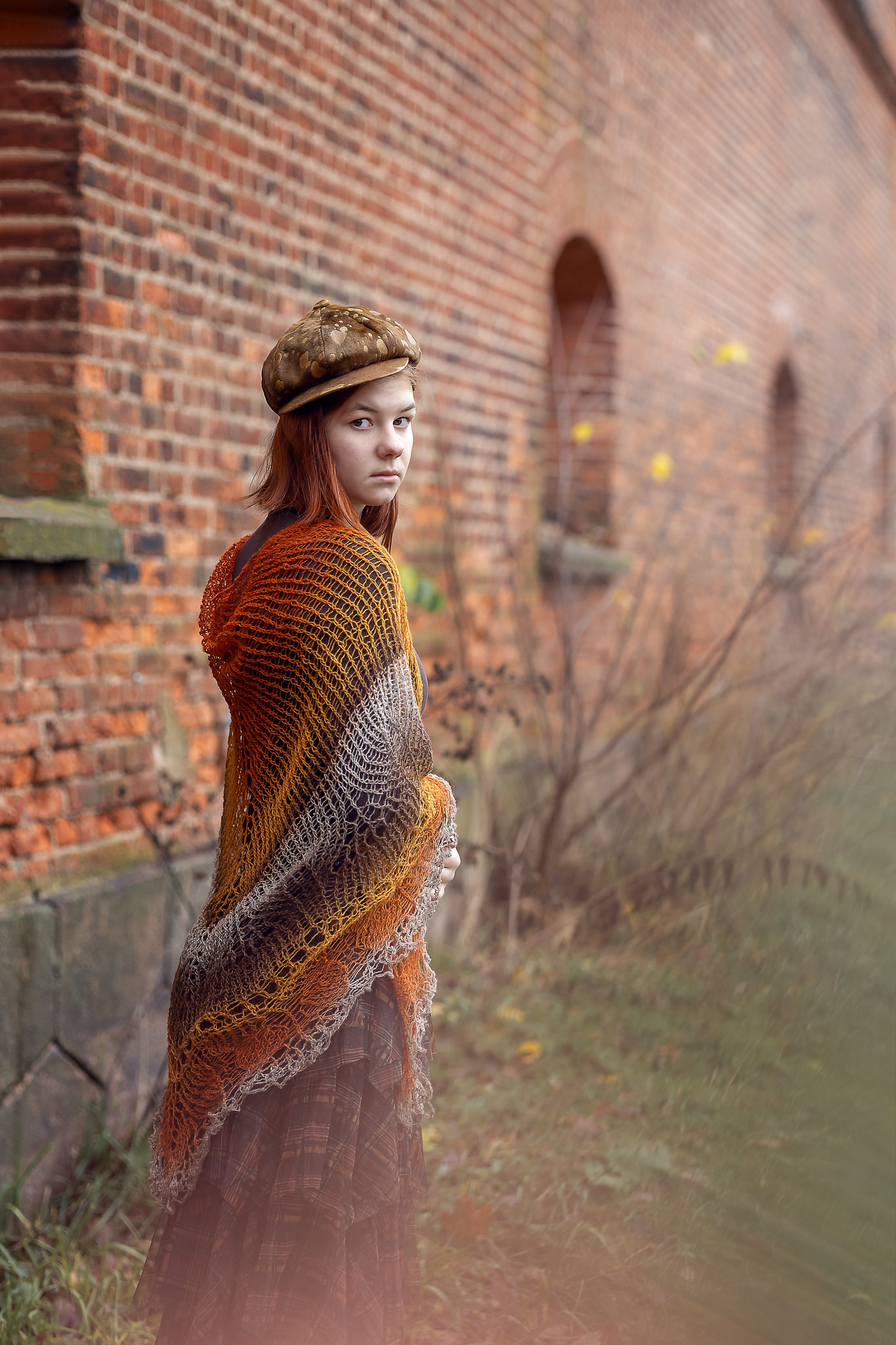 Вика в ноябре. Портретная съемка дома, на улице, в студии