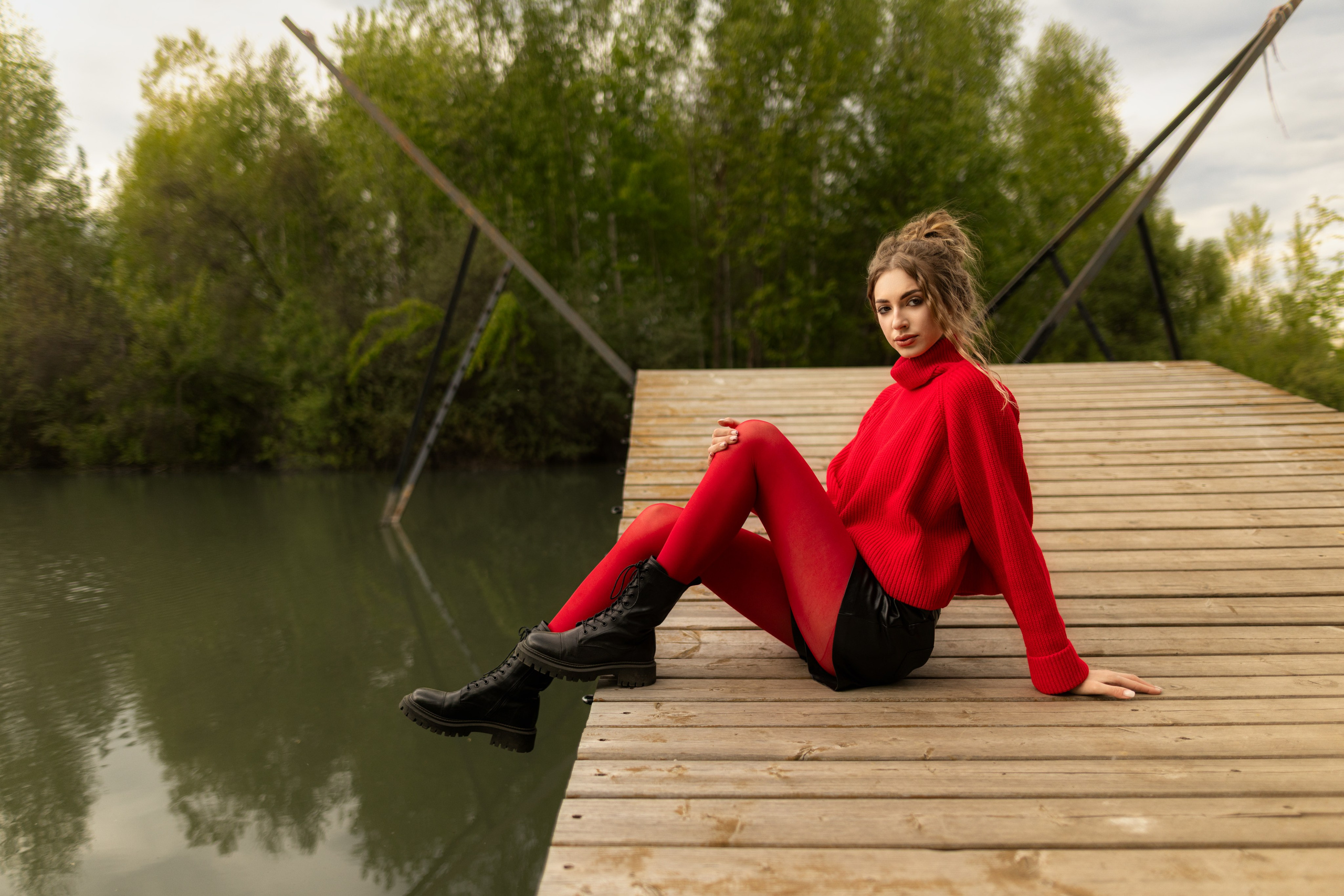 Фотосет с Ксенией в парке Белый колодец в формате для «себя». Дмитрий Шульгин, портретный фотограф в Воронеже