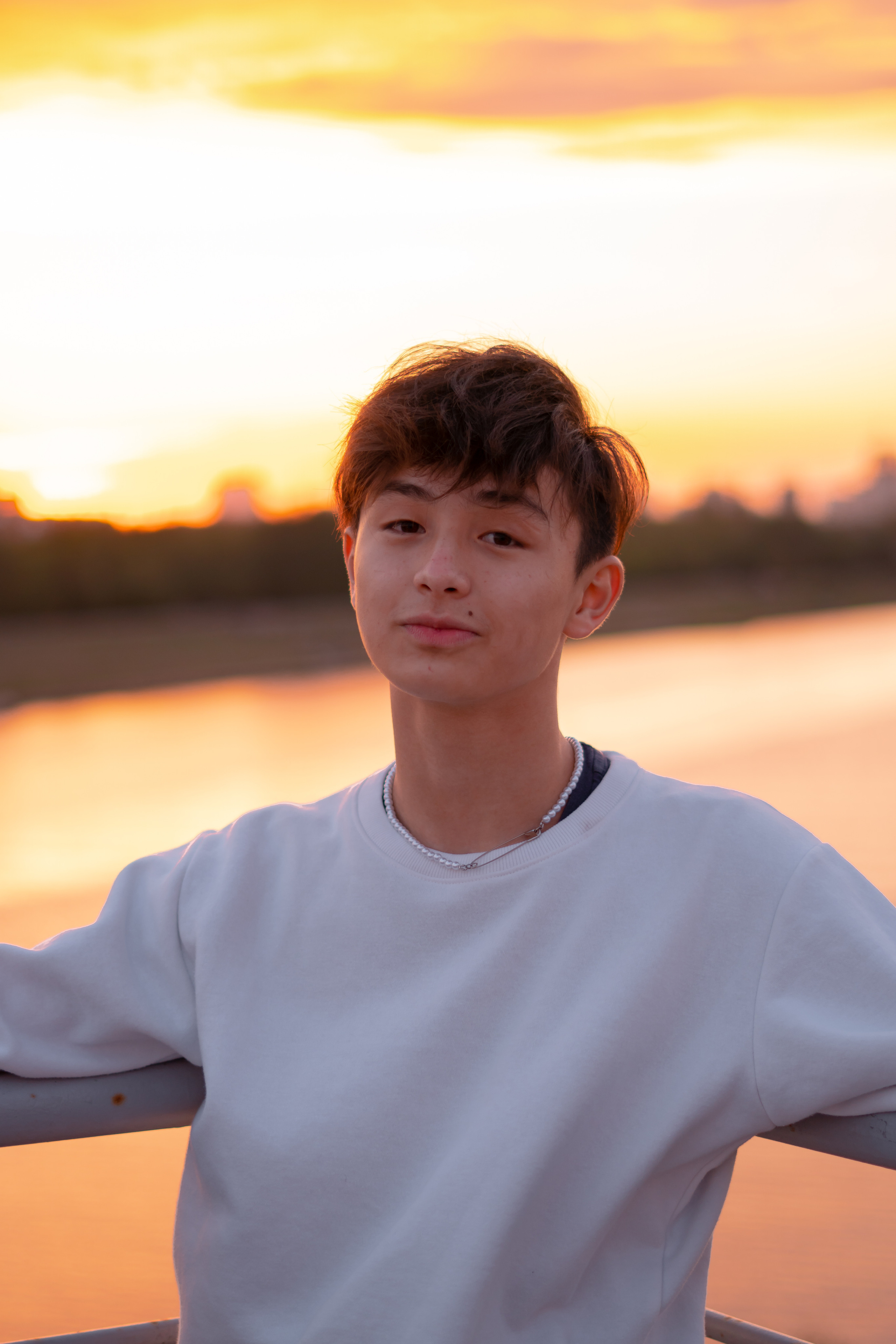 Портрет на закате. Уличный и студийный фотограф в Астане Ержанов Нурасыл