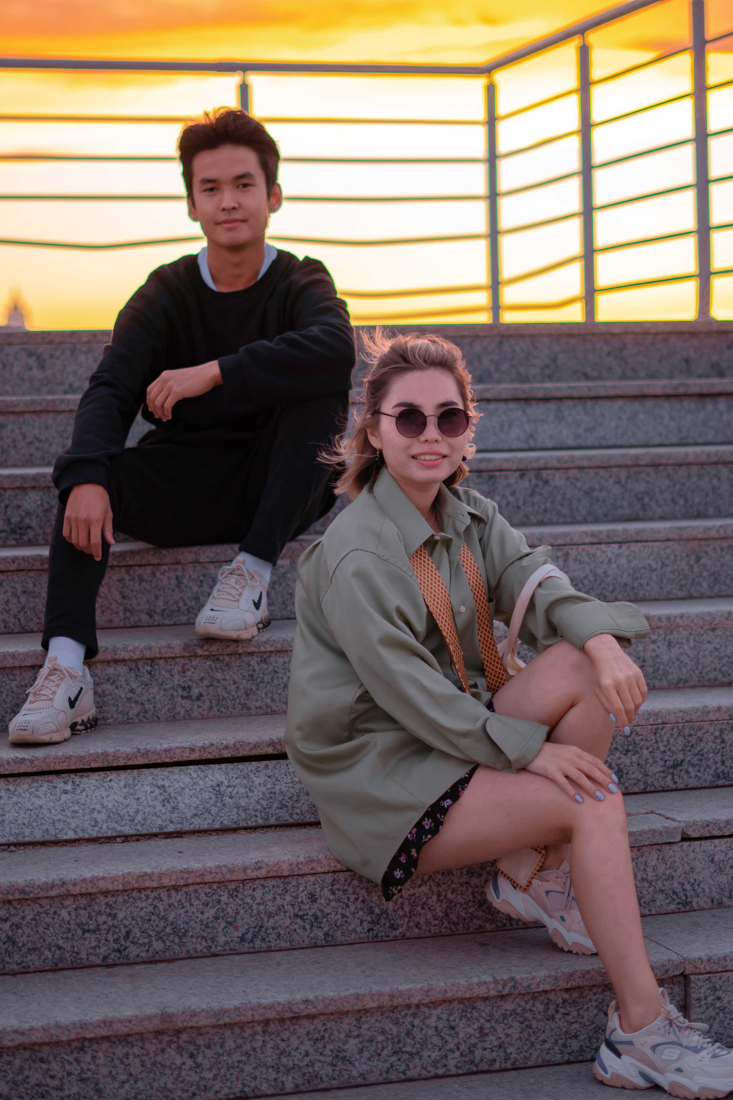 Портрет на закате. Уличный и студийный фотограф в Астане Ержанов Нурасыл