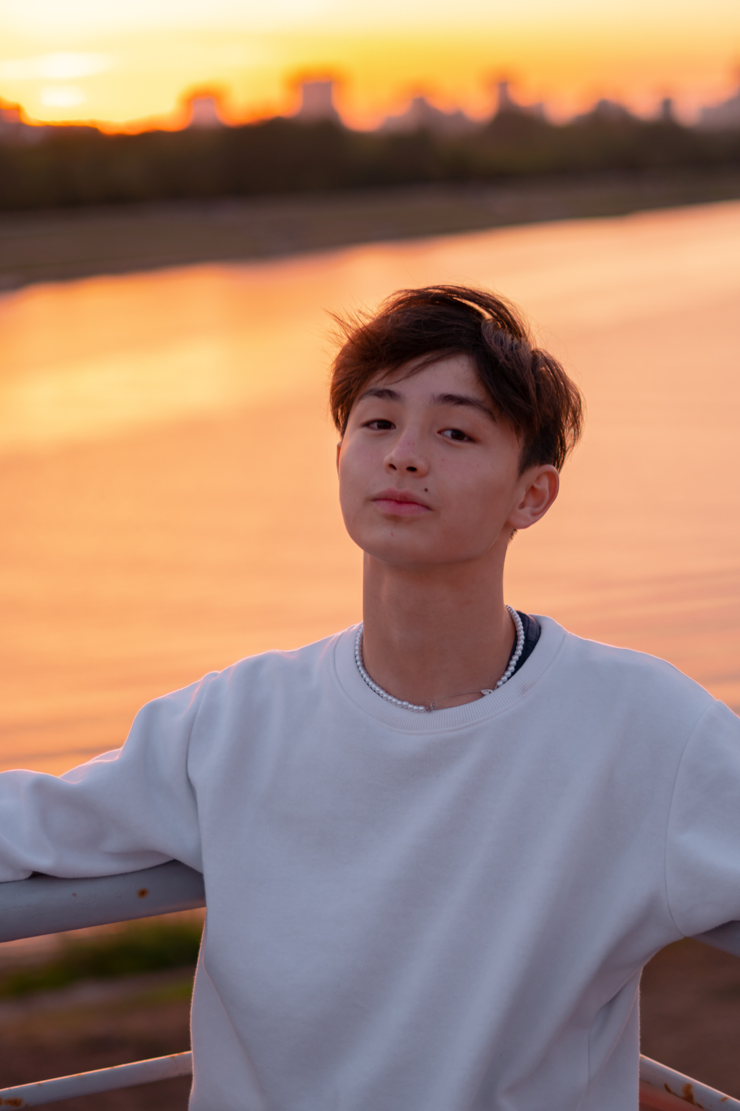 Портрет на закате. Уличный и студийный фотограф в Астане Ержанов Нурасыл