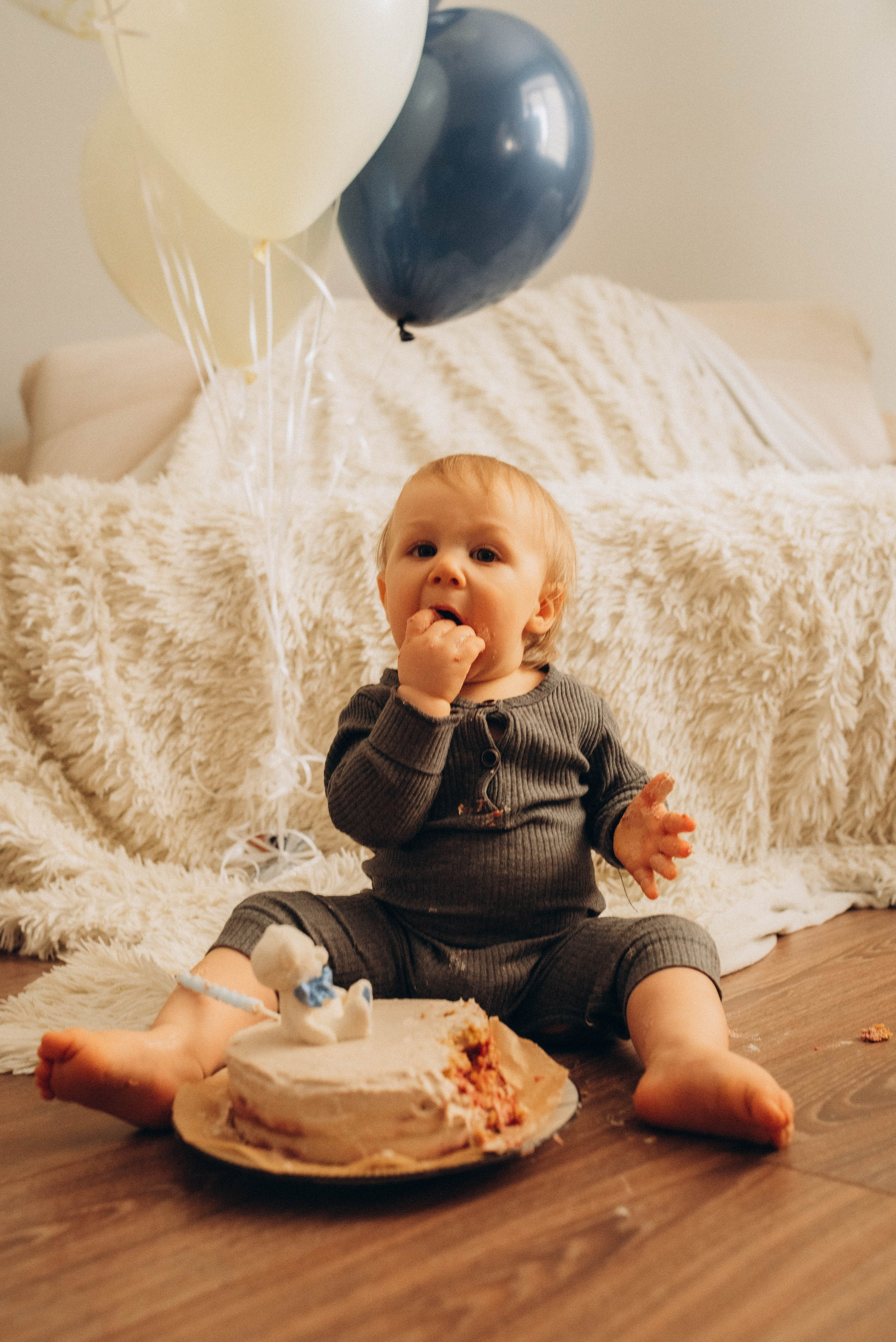 Домашняя фотосессия ко дню рождения малыша. Семейный фотограф в Железнодорожном Масаева Елена